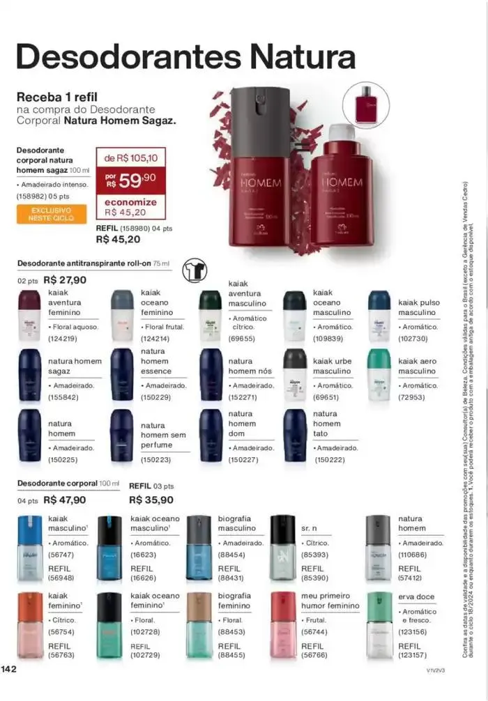 Encarte de Revista Natura Ciclo 18 11 de novembro até 31 de dezembro 2024 - Pagina 47