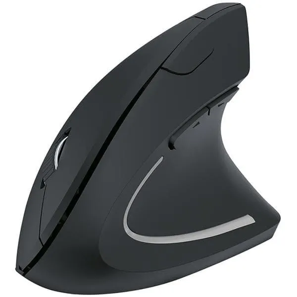 Mouse sem fio ergonômico, 1600DPI, Preto, MWE600, App-Tech - CX 1 UN