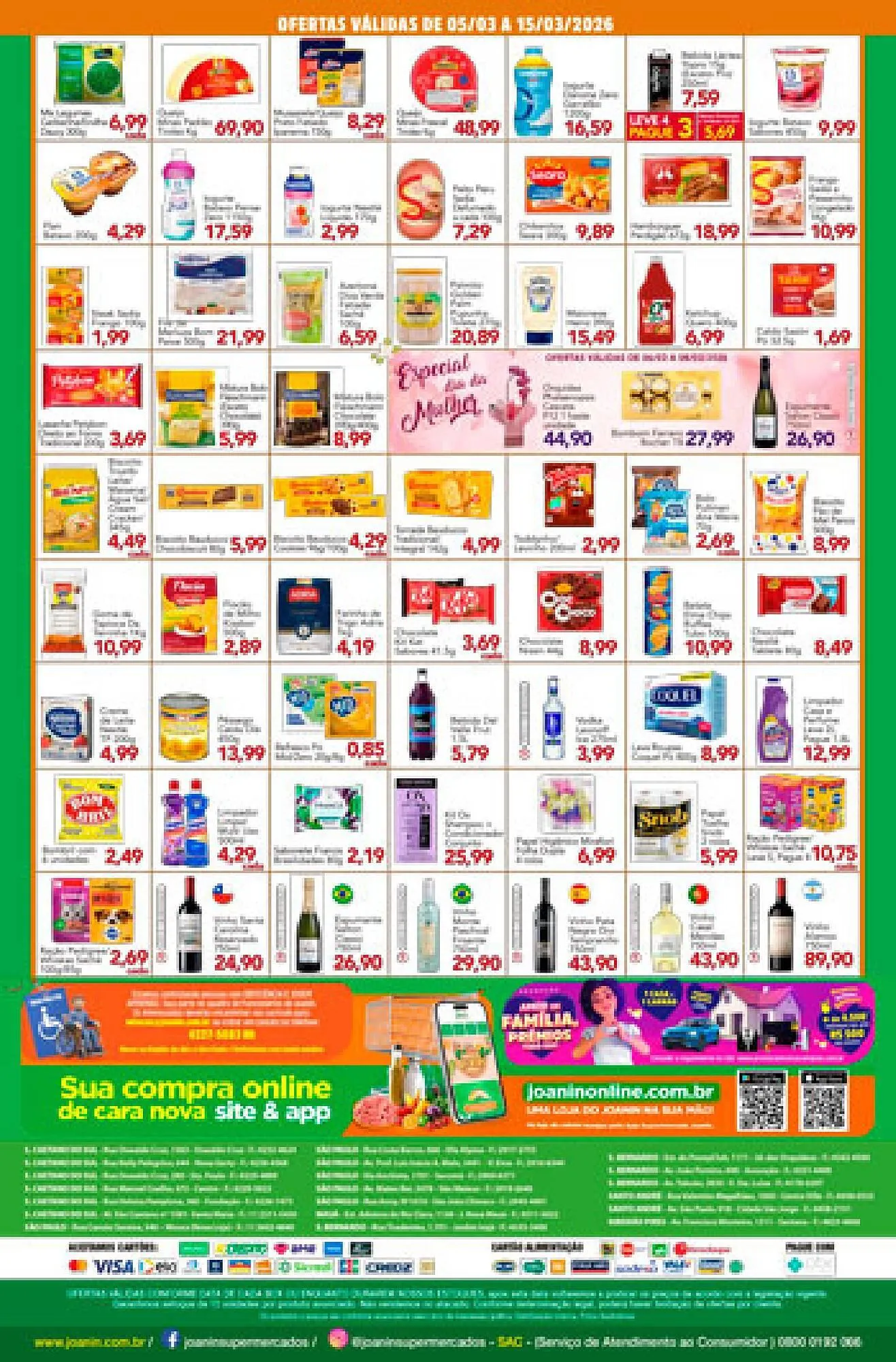 Encarte de Catálogo Supermercados Joanin 5 de março até 15 de março 2026 - Pagina 2