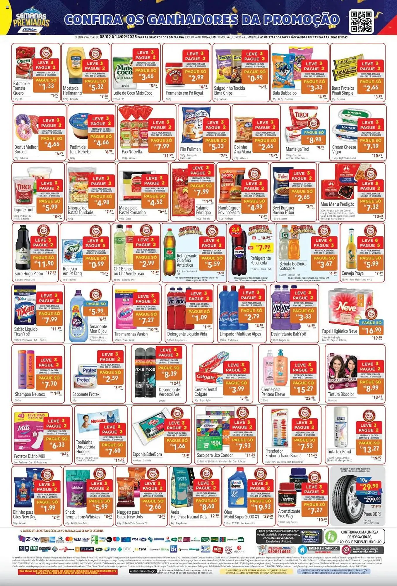 Encarte de Catálogo Supermercados Condor 8 de setembro até 14 de setembro 2025 - Pagina 2