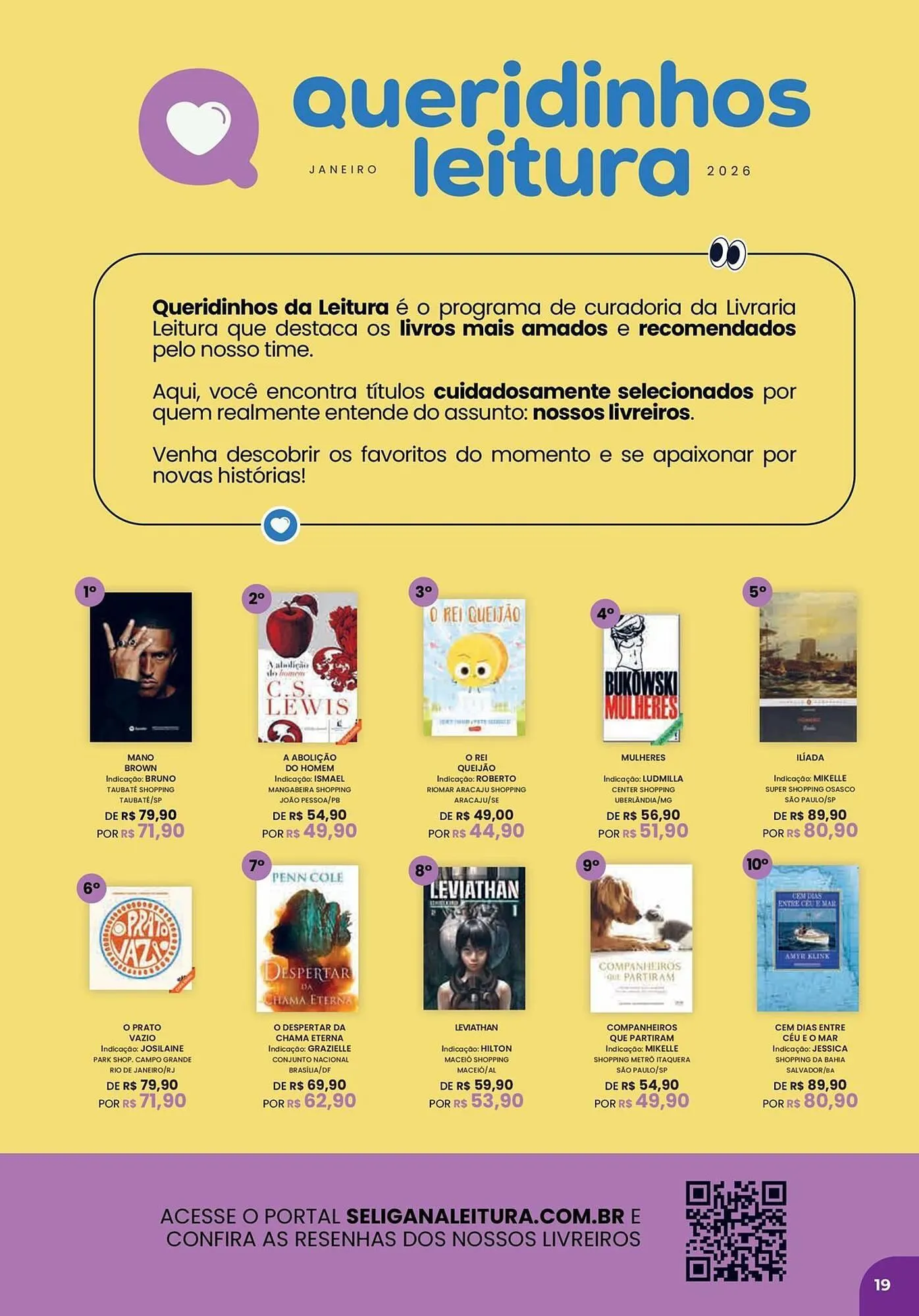Encarte de Catálogo Livraria Leitura 31 de dezembro até 28 de fevereiro 2026 - Pagina 19