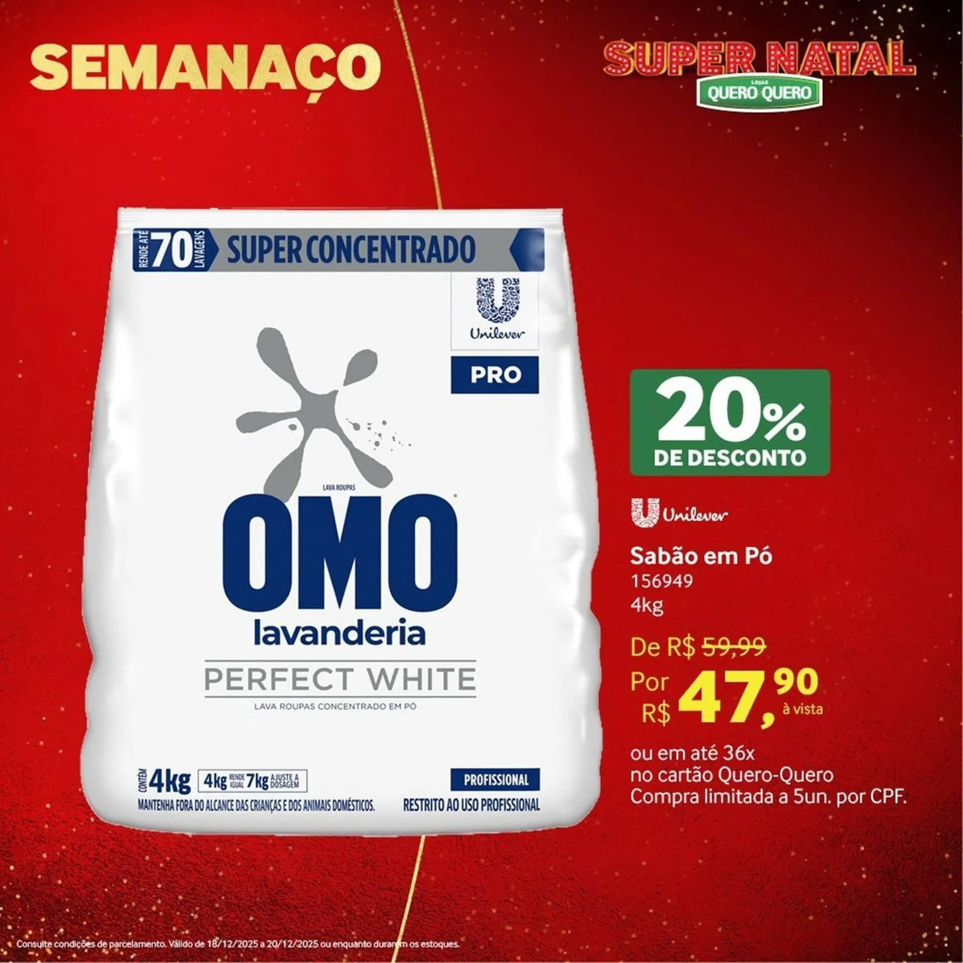 Encarte de Folheto Quero Quero 18 de dezembro até 20 de dezembro 2025 - Pagina 2