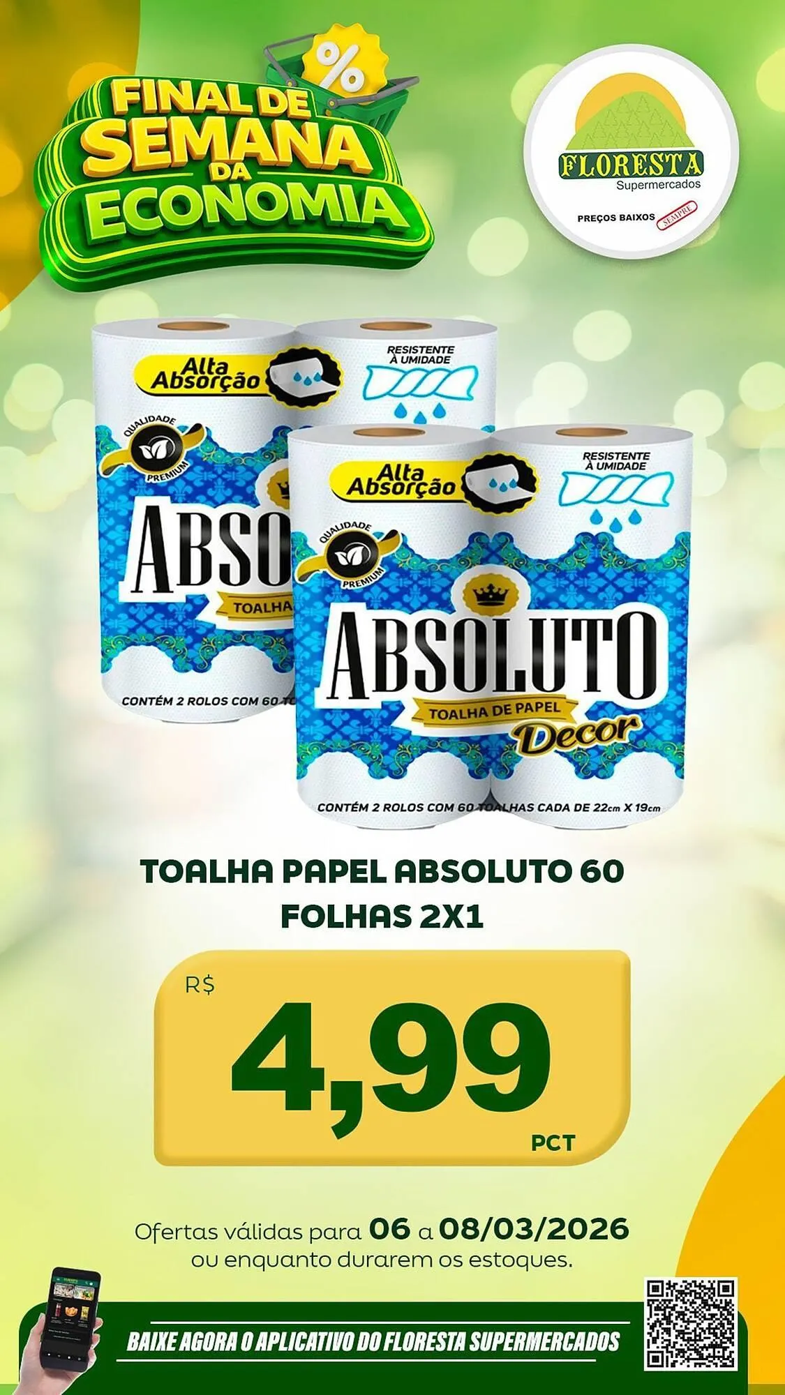 Encarte de Catálogo Floresta Supermercados 6 de março até 8 de março 2026 - Pagina 56