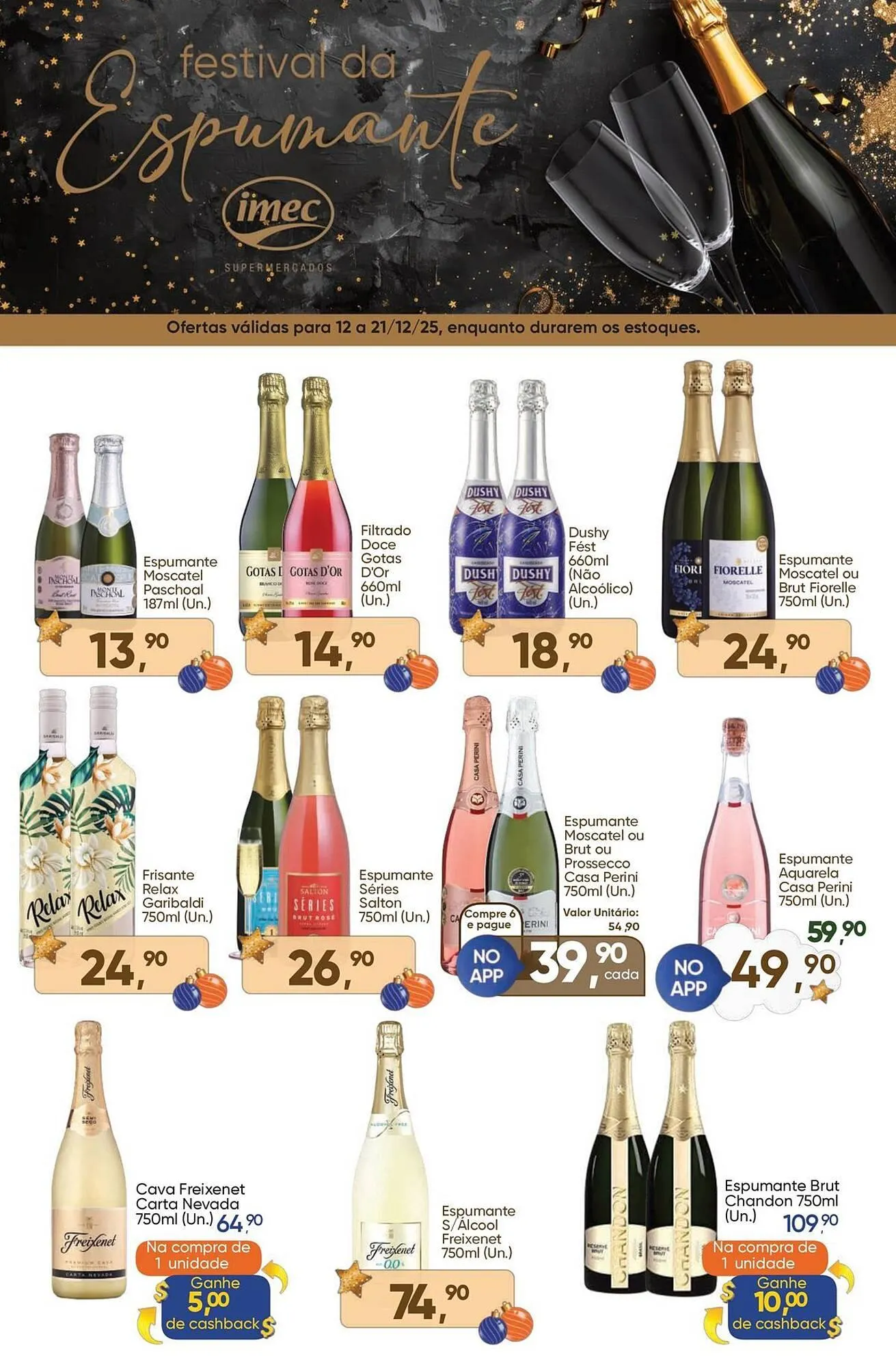 Encarte de Catálogo Imec Supermercados 15 de dezembro até 21 de dezembro 2025 - Pagina 1