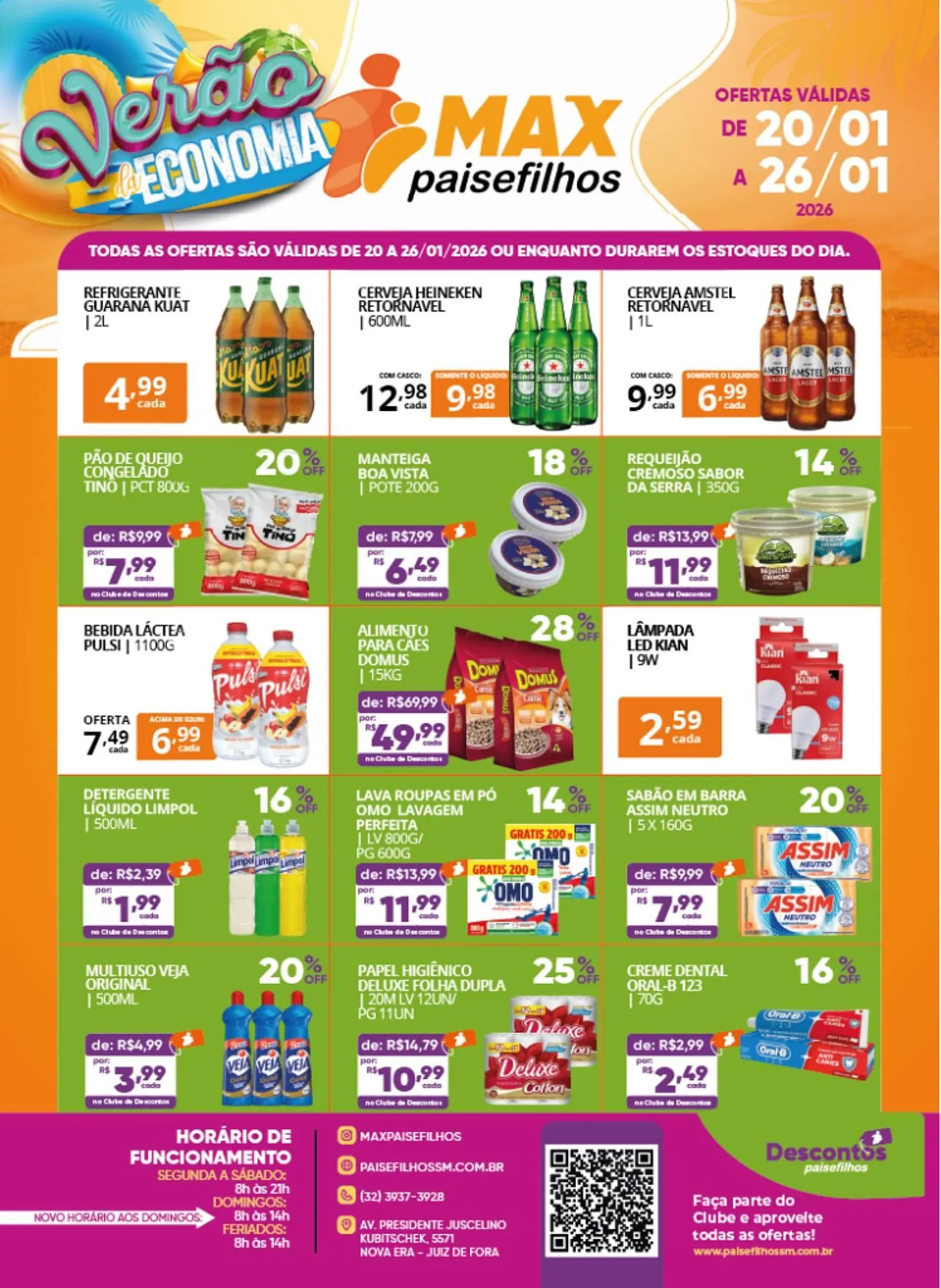 Encarte de Catálogo Pais e Filhos Supermercados 20 de janeiro até 26 de janeiro 2026 - Pagina 2