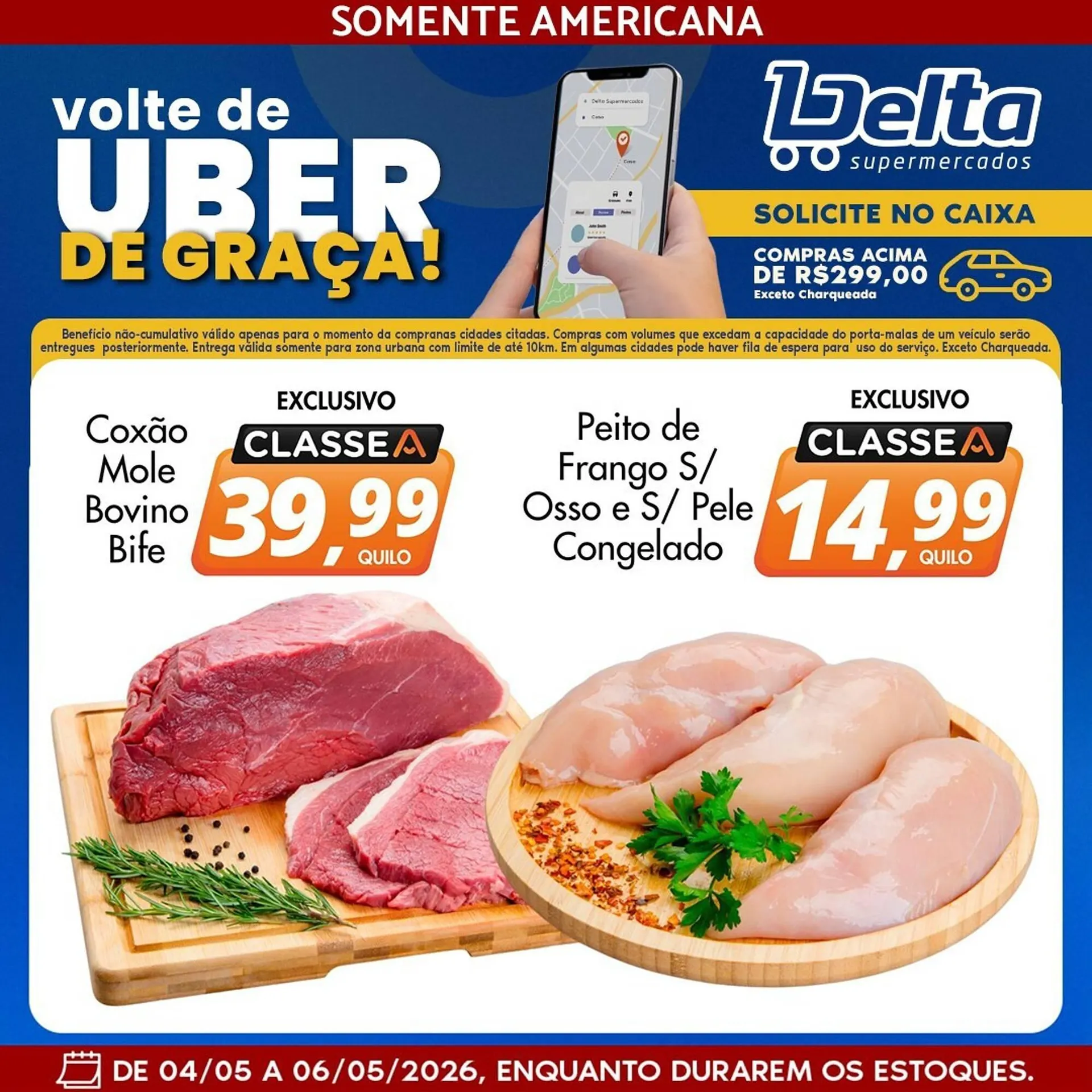 Encarte de Catálogo Delta Supermercados 4 de maio até 6 de maio 2026 - Pagina 1