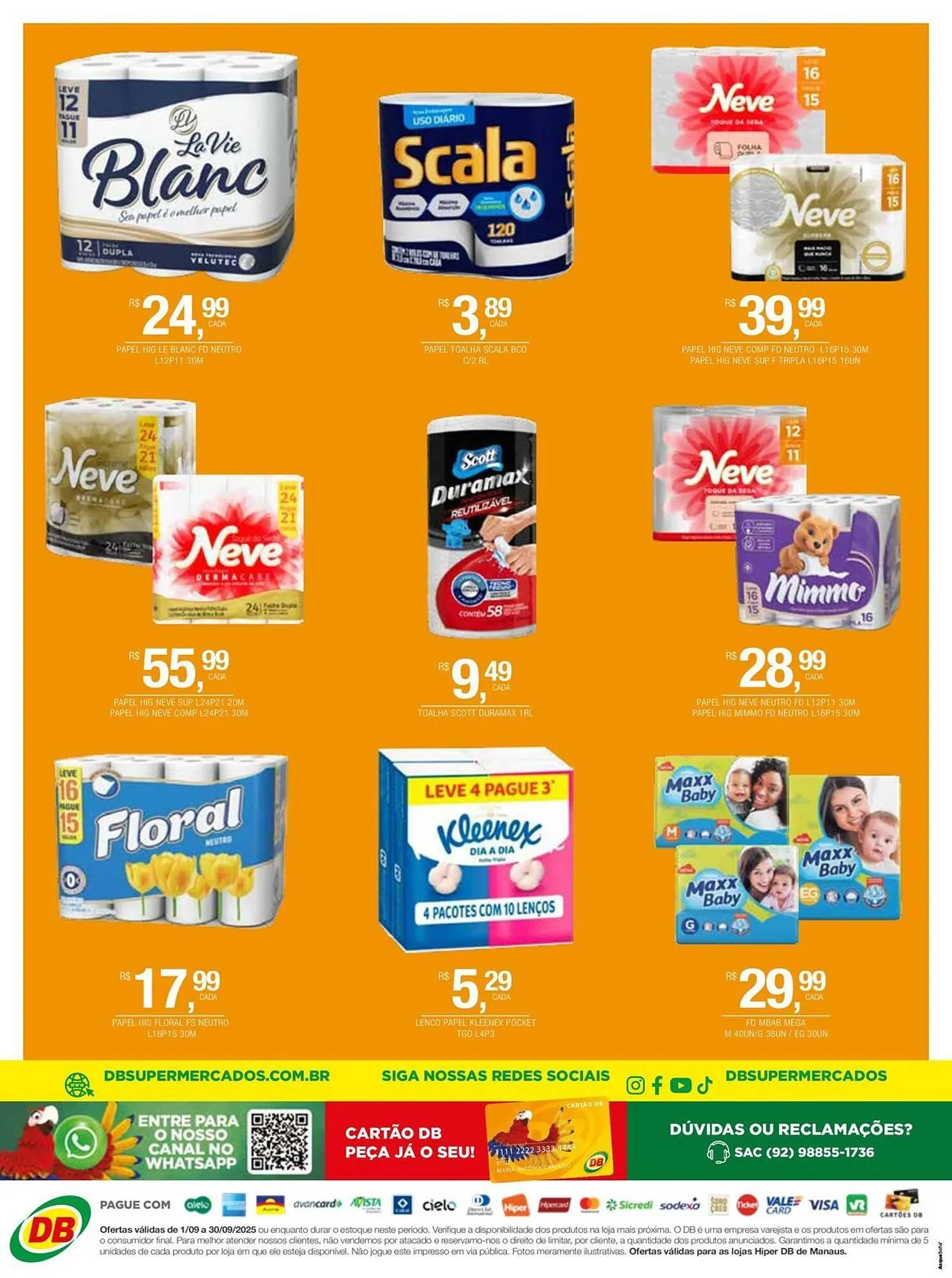 Encarte de Catálogo DB Supermercados 9 de setembro até 30 de setembro 2025 - Pagina 28