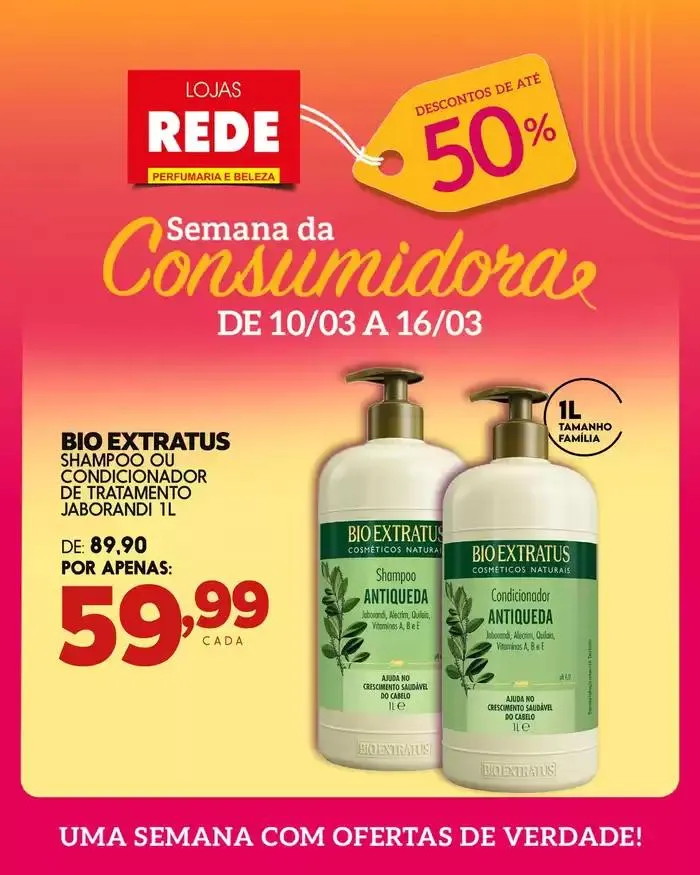 Encarte de Encarte Lojas Rede 10 de março até 16 de março 2025 - Pagina 3