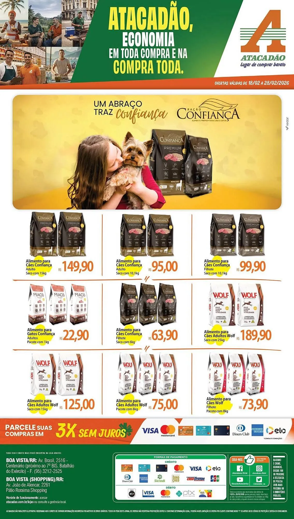 Encarte de Folheto Atacadão 18 de fevereiro até 28 de fevereiro 2026 - Pagina 1