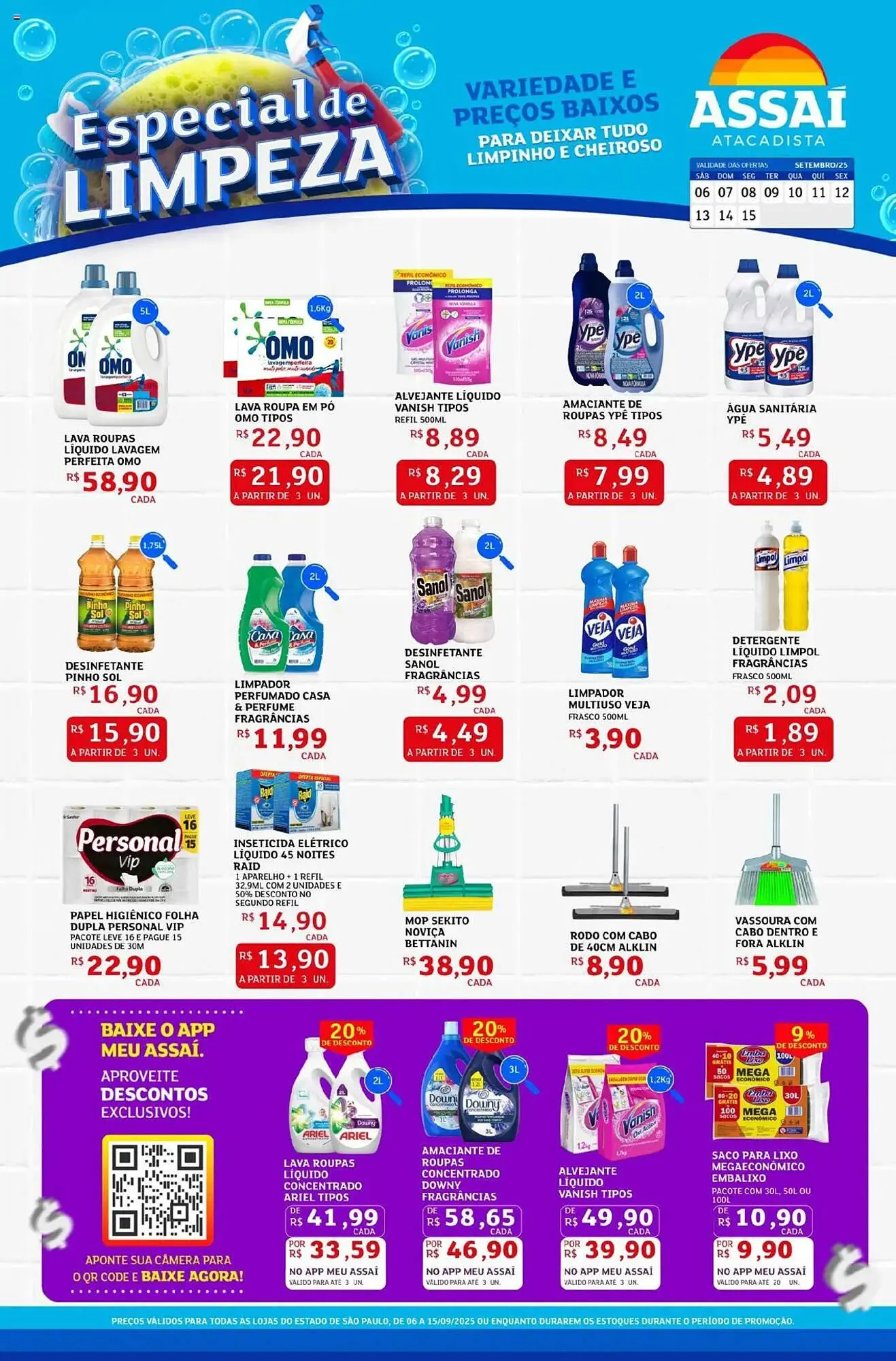 Encarte de Encarte Assaí Atacadista 6 de setembro até 15 de setembro 2025 - Pagina 1
