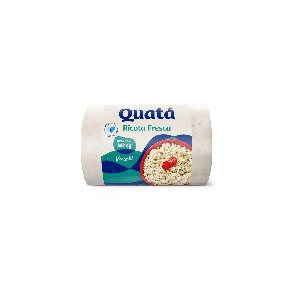 Queijo Ricota Fresca Quatá Peça