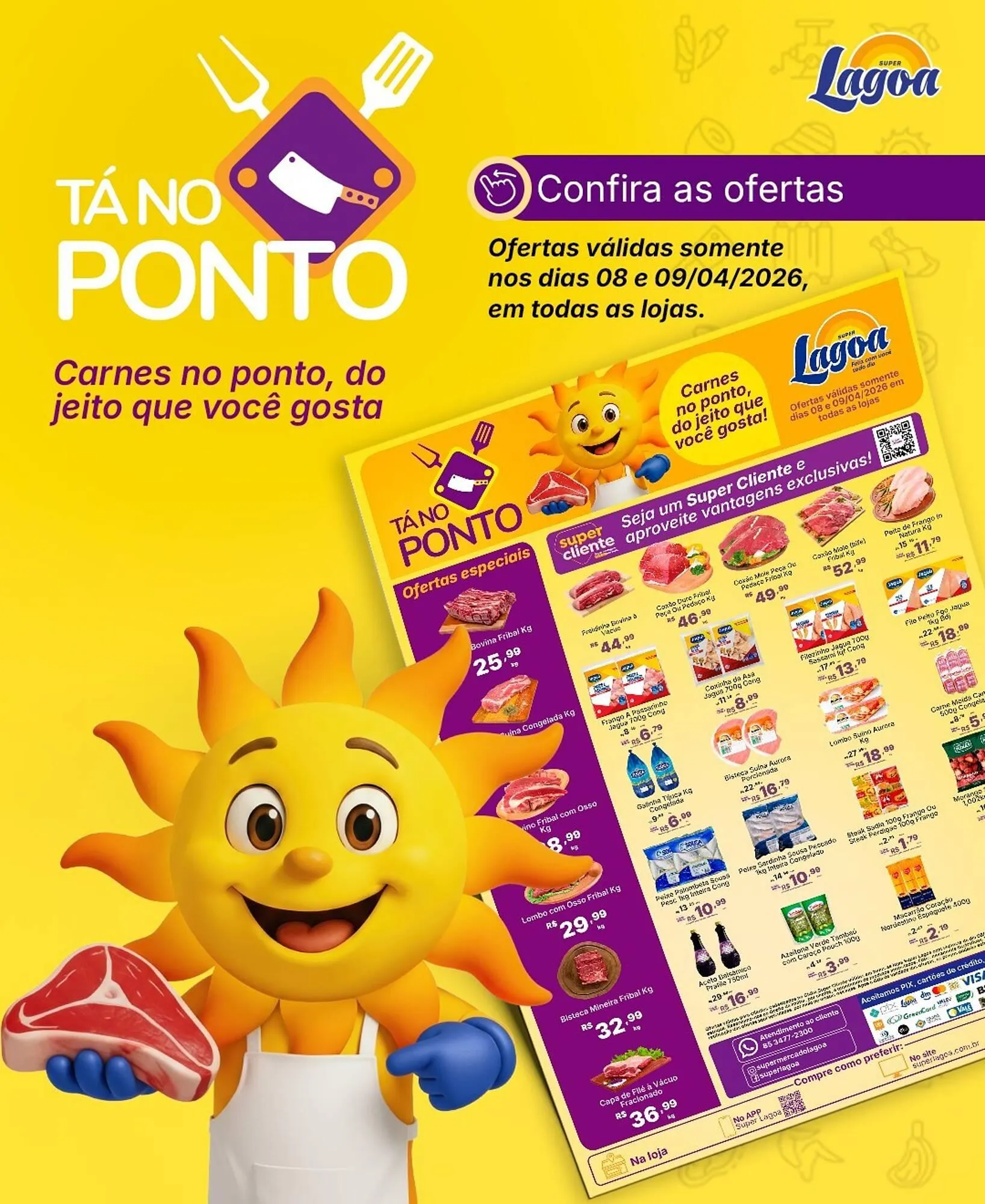 Encarte de Encarte Super Lagoa 8 de abril até 9 de abril 2026 - Pagina 1