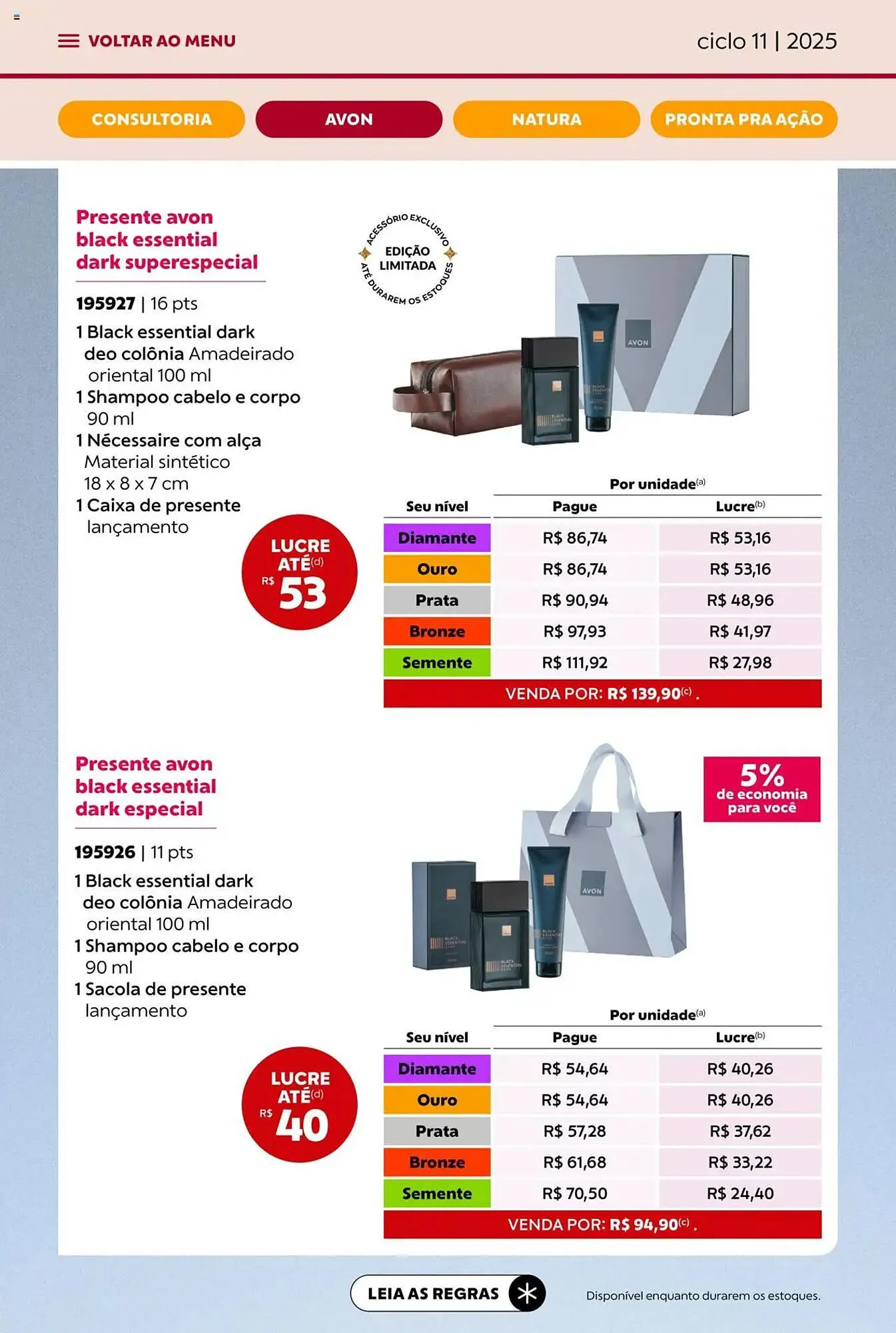 Encarte de Catálogo Avon 16 de junho até 8 de julho 2025 - Pagina 9