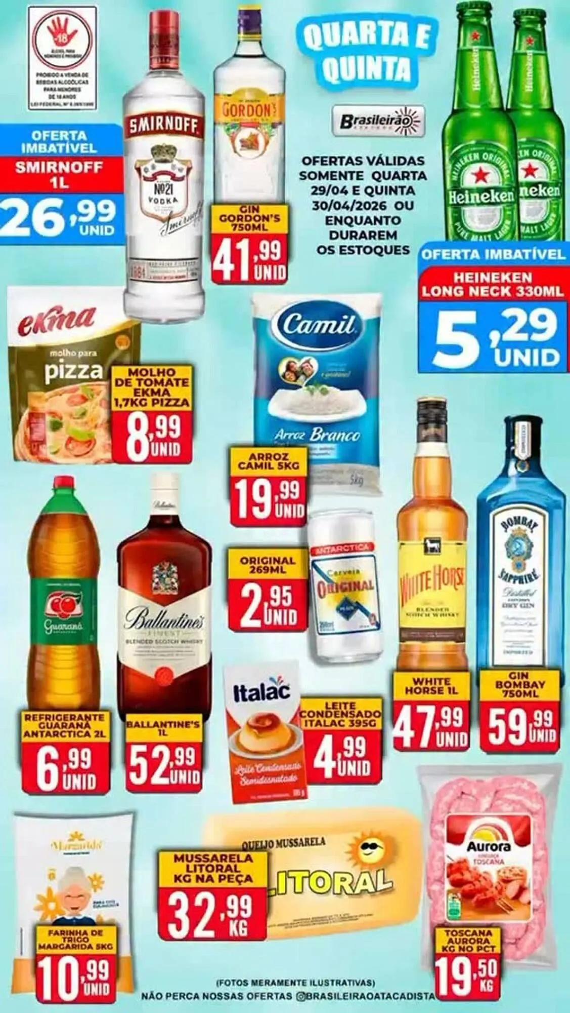 Encarte de Folheto Brasileirão Atacado 29 de abril até 30 de abril 2026 - Pagina 1