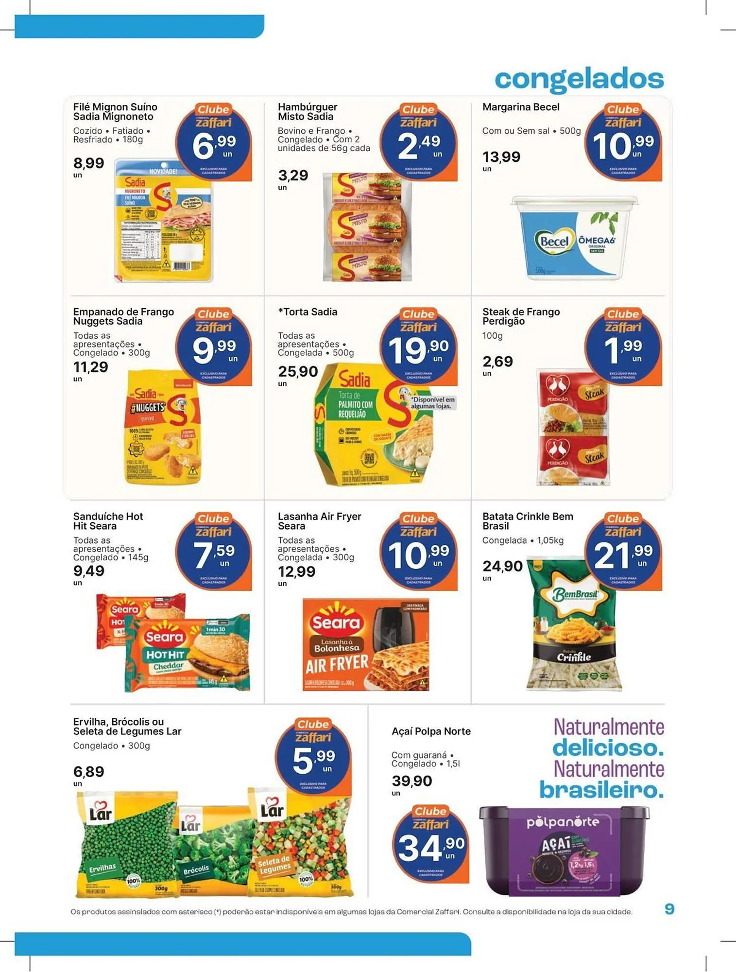 Encarte de Catálogo Comercial Zaffari 29 de agosto até 7 de setembro 2025 - Pagina 9