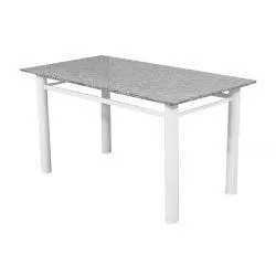 Mesa Ciplafe Poeme Tampo de Granito - Branco