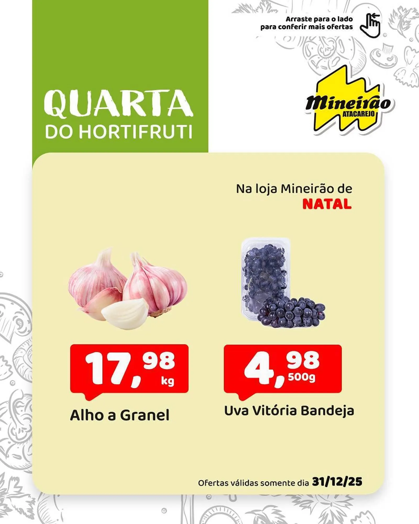 Encarte de Folheto Mineirão Atacarejo 31 de dezembro até 31 de dezembro 2025 - Pagina 1