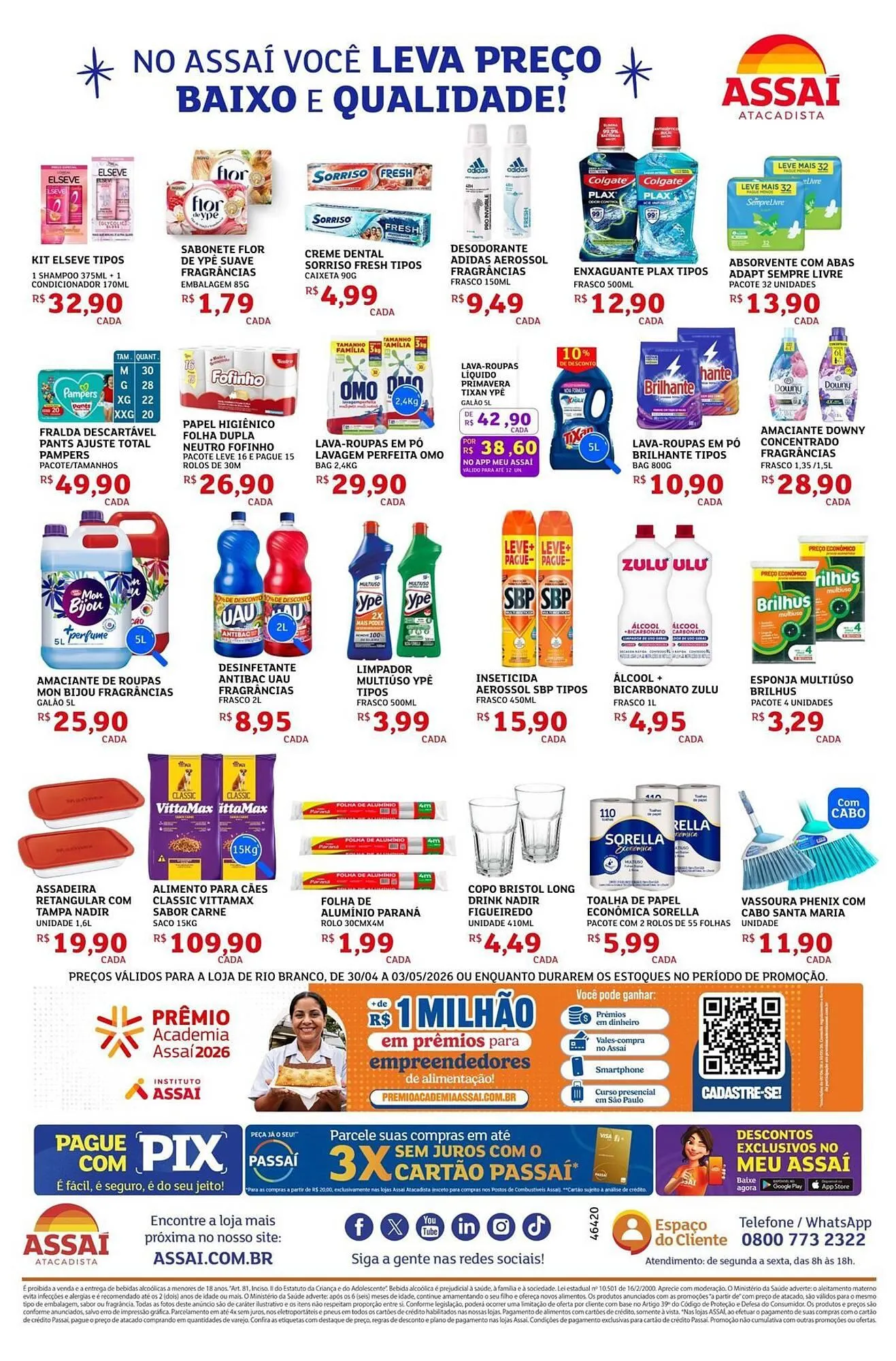 Encarte de Encarte Assaí Atacadista 30 de abril até 3 de maio 2026 - Pagina 4