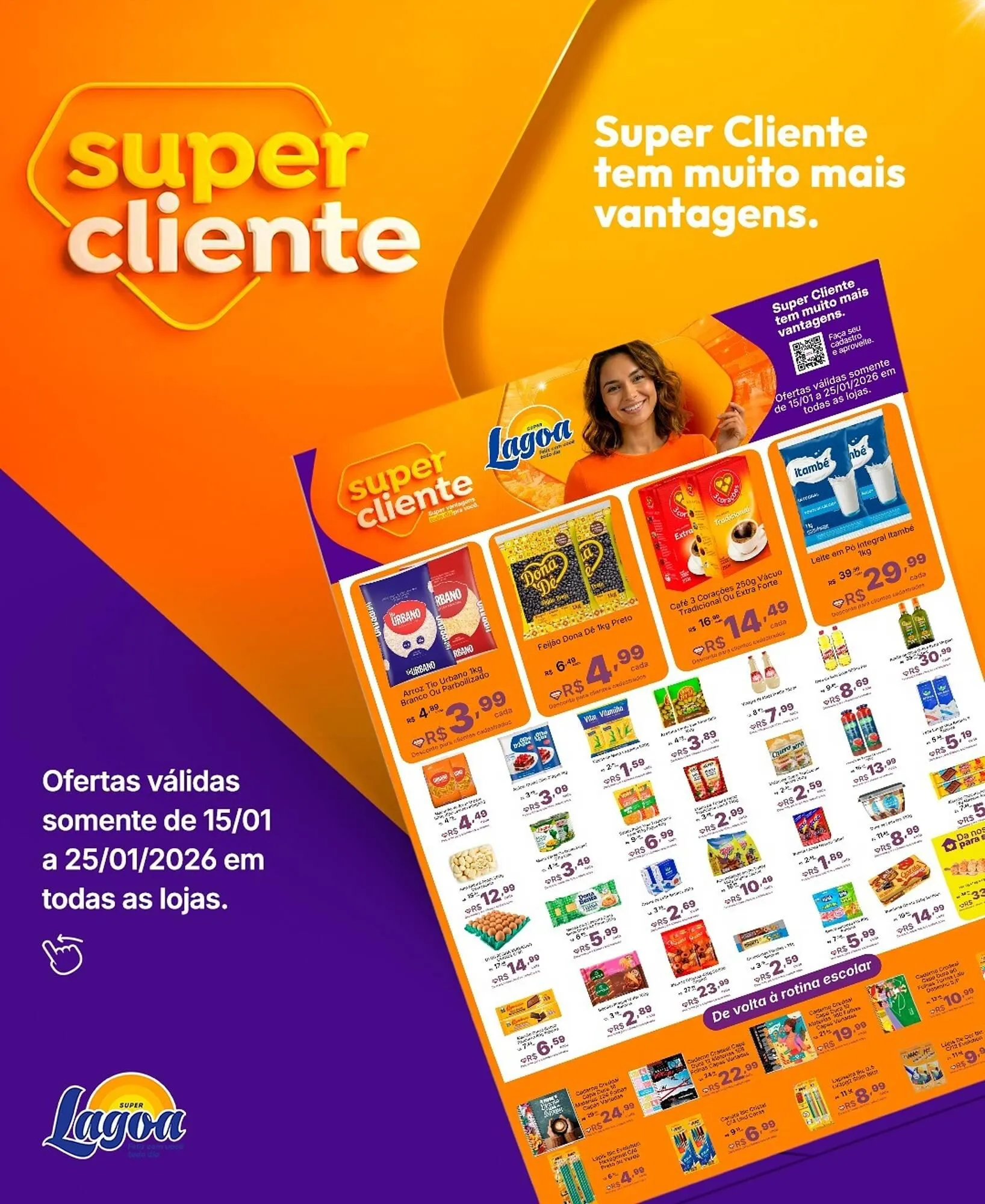 Encarte de Encarte Super Lagoa 15 de janeiro até 25 de janeiro 2026 - Pagina 1