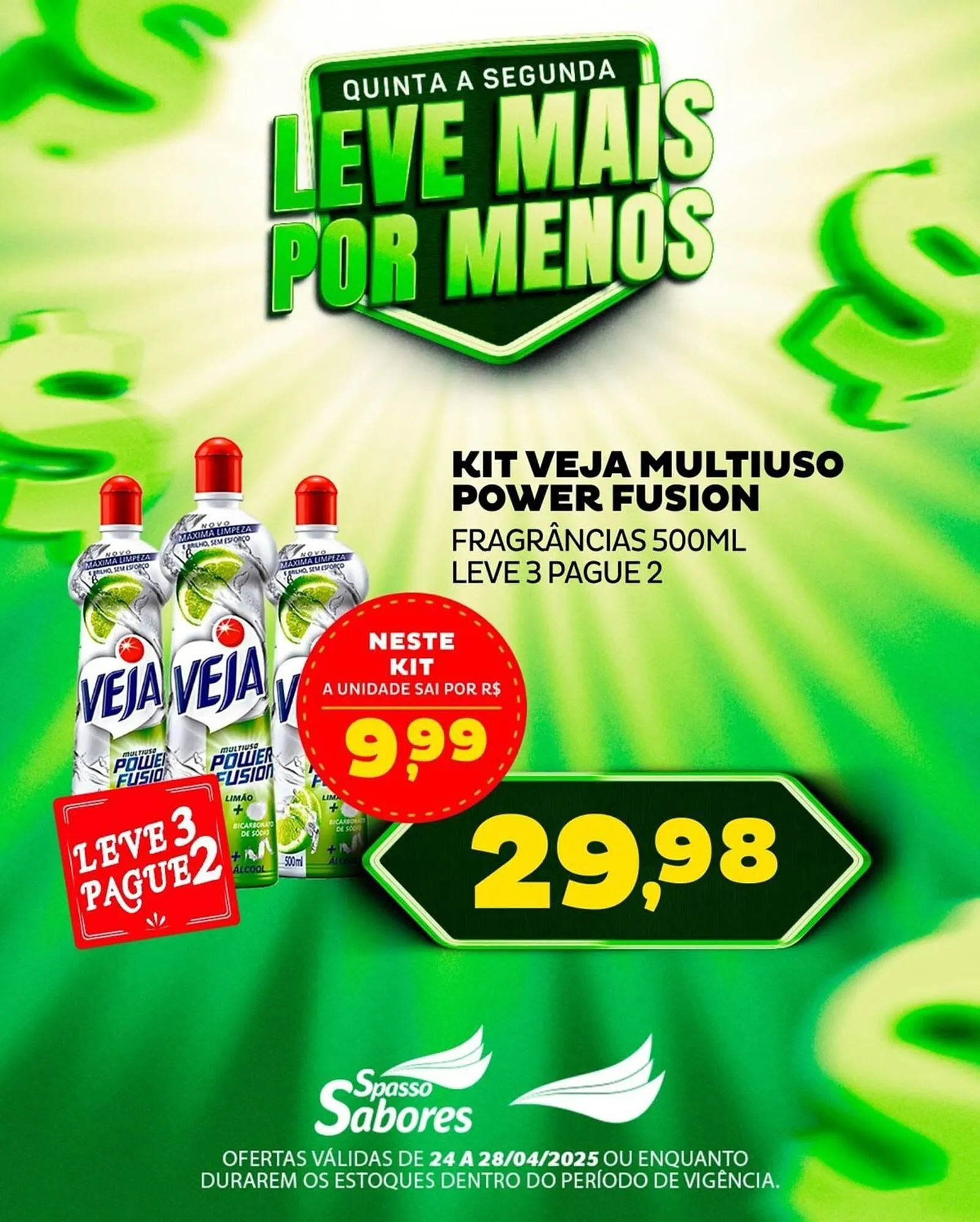 Encarte de Catálogo Spasso Sabores 24 de abril até 28 de abril 2025 - Pagina 7