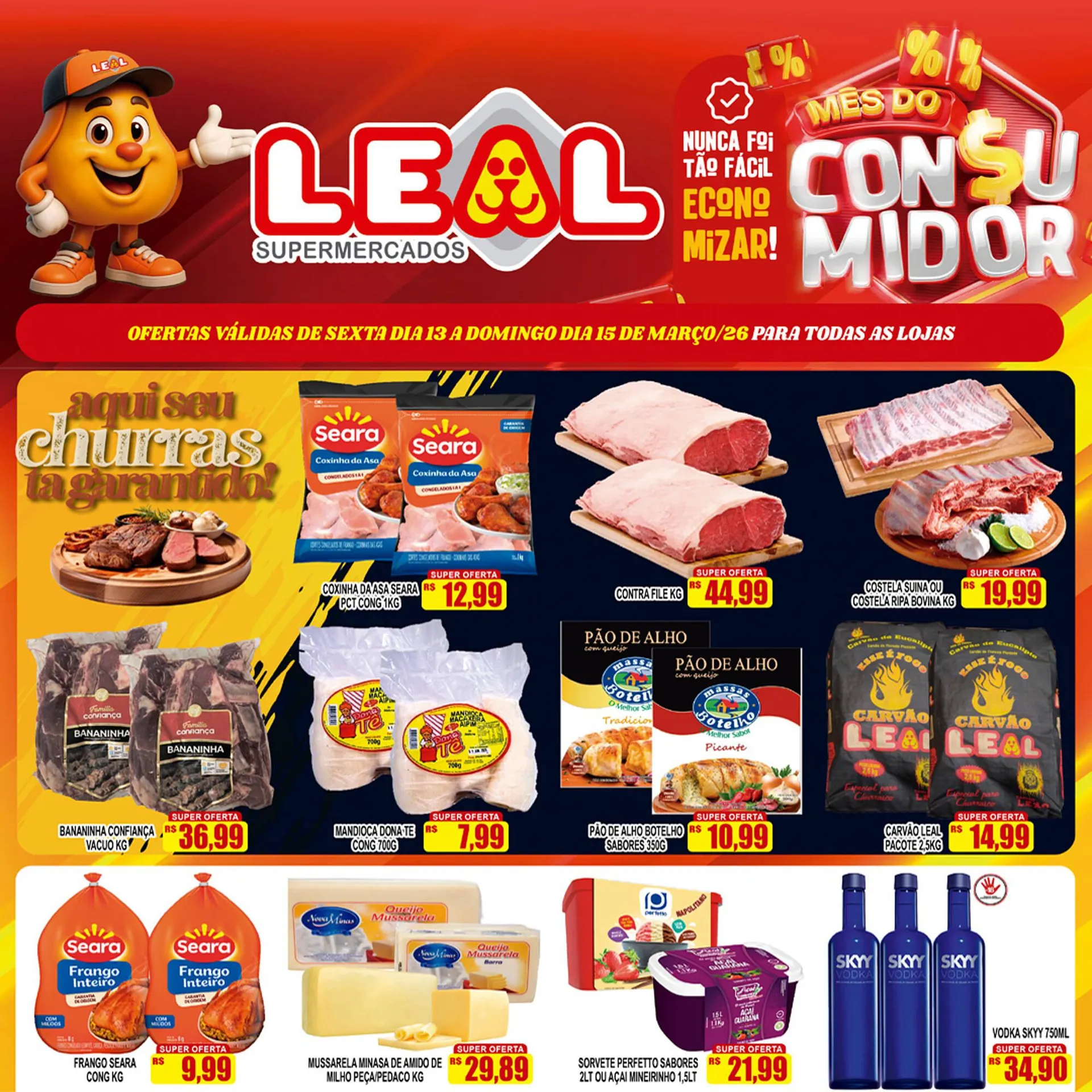Encarte de Folheto Supermercado leal 14 de março até 15 de março 2026 - Pagina 2
