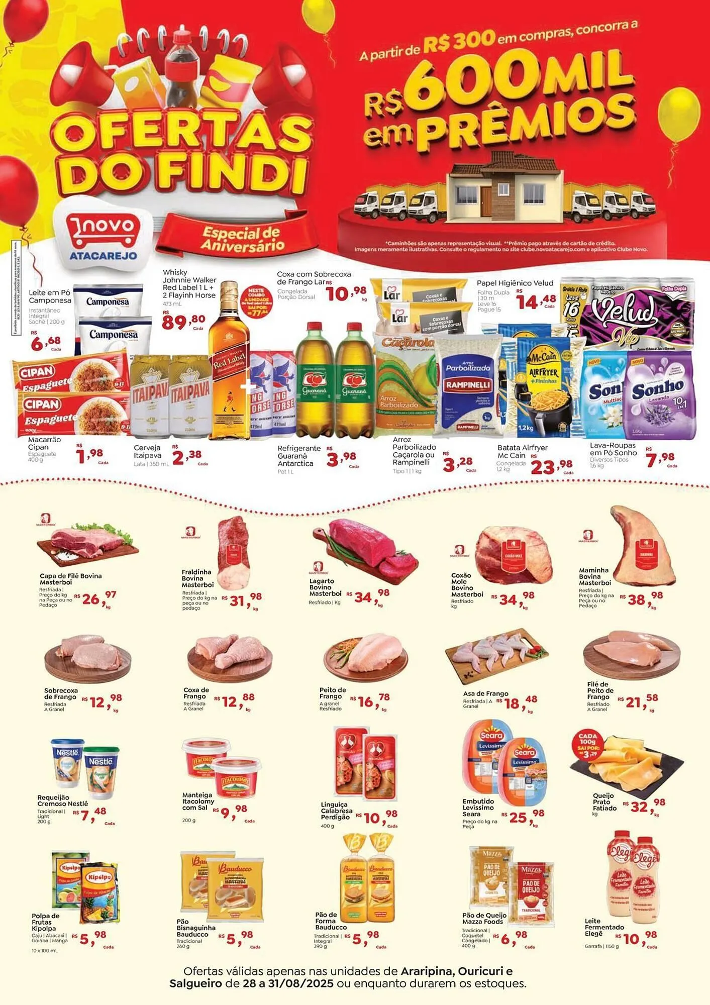 Encarte de Catálogo Novo Atacarejo 28 de agosto até 1 de setembro 2025 - Pagina 1