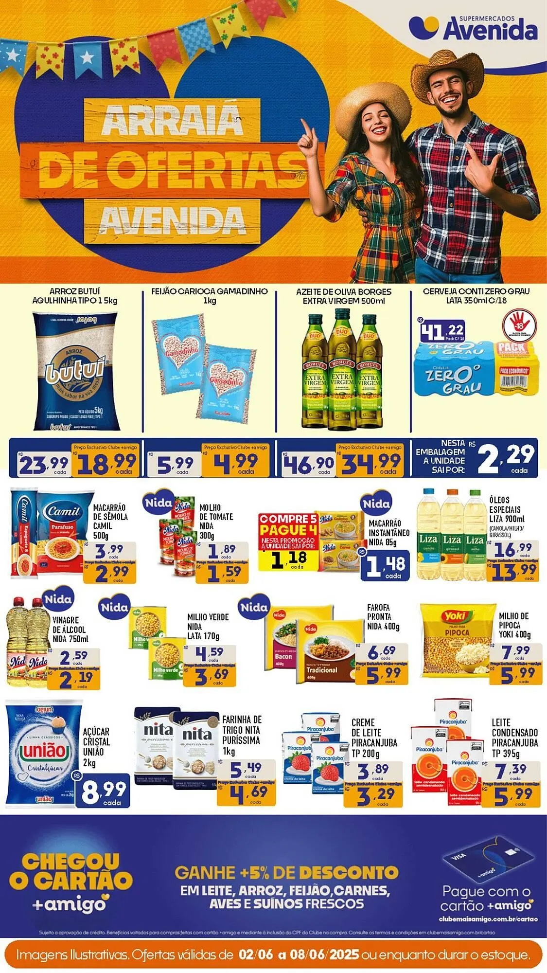Encarte de Catálogo Supermercados Avenida 2 de junho até 8 de junho 2025 - Pagina 1