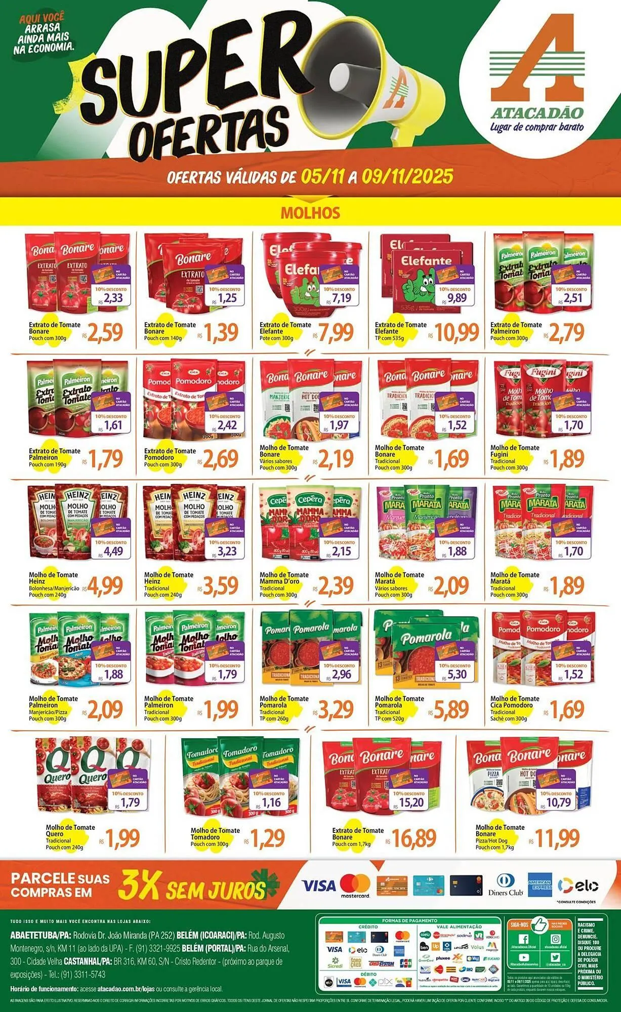 Encarte de Folheto Atacadão 5 de novembro até 9 de novembro 2025 - Pagina 1