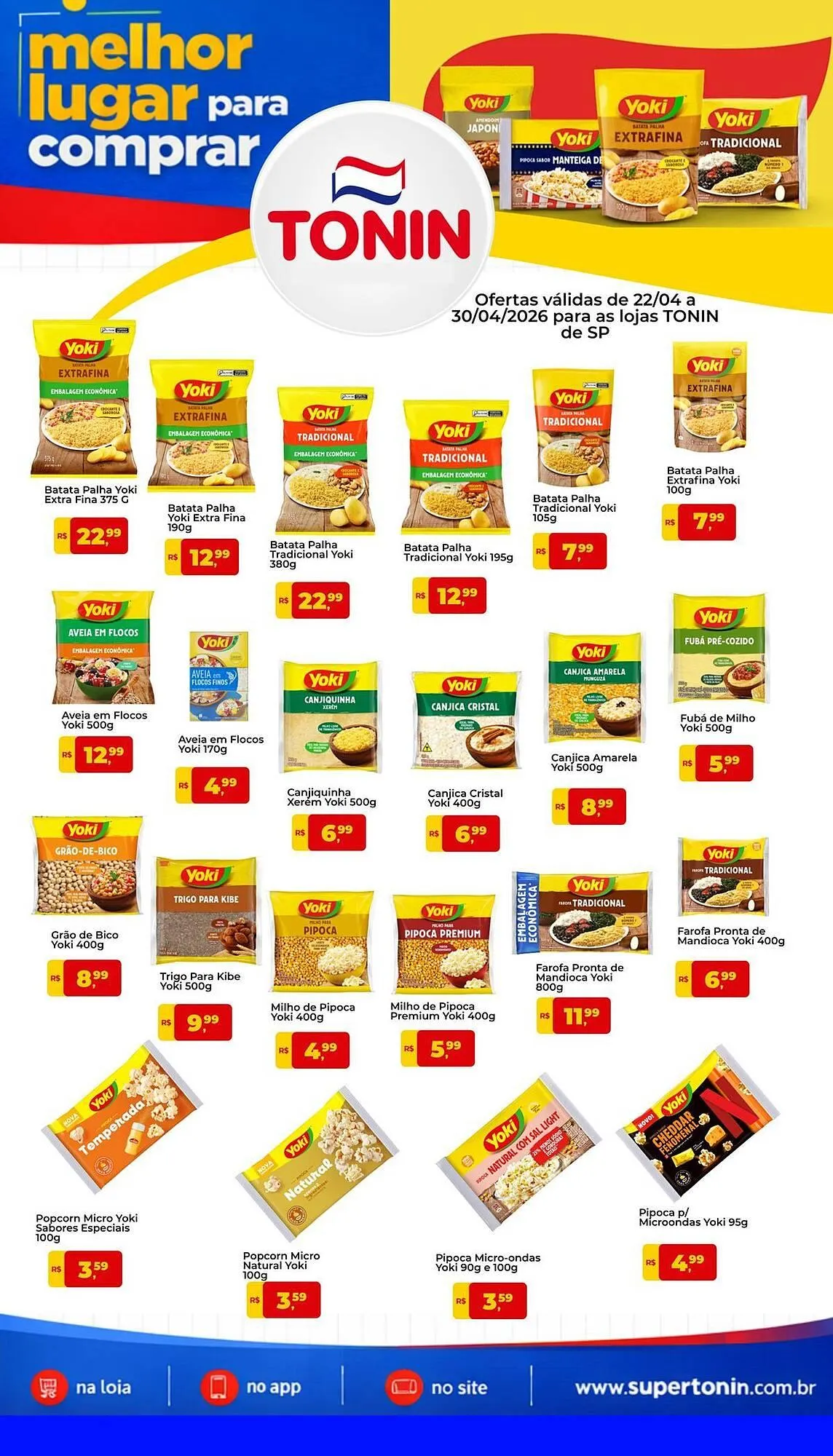 Encarte de Catálogo Tonin Superatacado 22 de abril até 30 de abril 2026 - Pagina 1