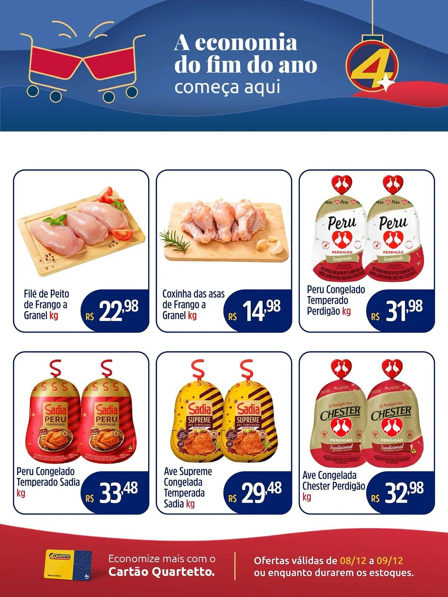 Encarte de Catálogo Quartetto Supermercados 8 de dezembro até 9 de dezembro 2025 - Pagina 1