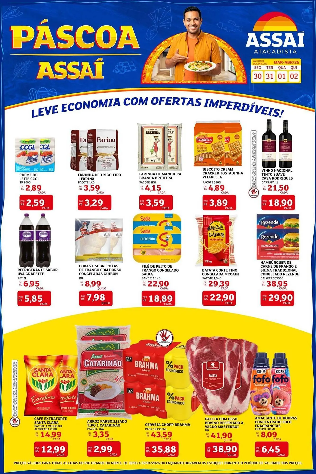 Encarte de Encarte Assaí Atacadista 30 de março até 2 de abril 2026 - Pagina 1