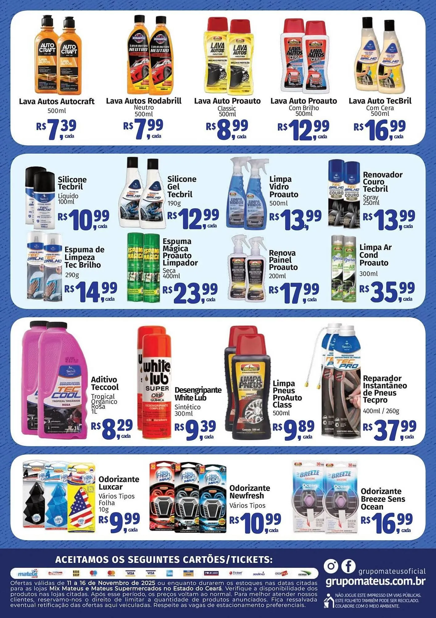Encarte de Catálogo Supermercados Mateus 11 de novembro até 16 de novembro 2025 - Pagina 2