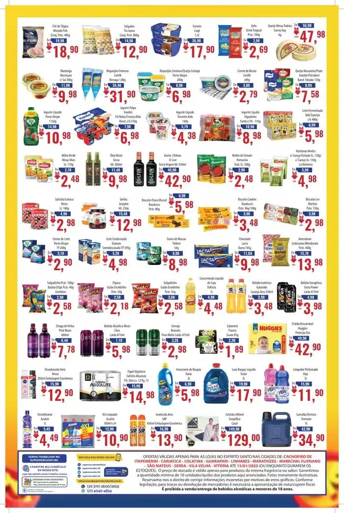 Encarte de Folheto Supermercados BH 3 de janeiro até 15 de janeiro 2025 - Pagina 2