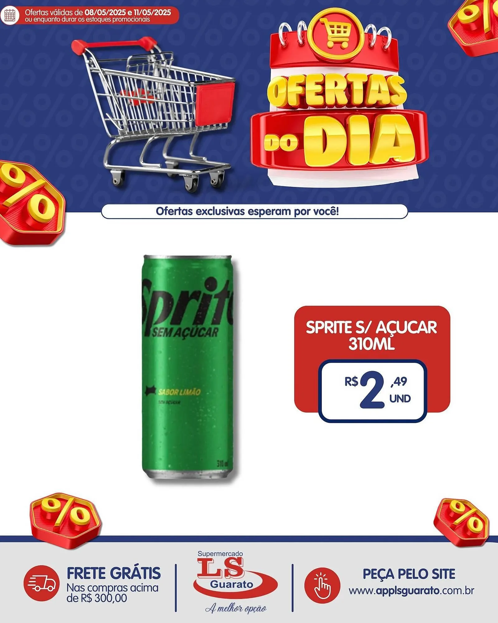 Encarte de Catálogo Supermercado LS Guarato 8 de maio até 11 de maio 2025 - Pagina 5