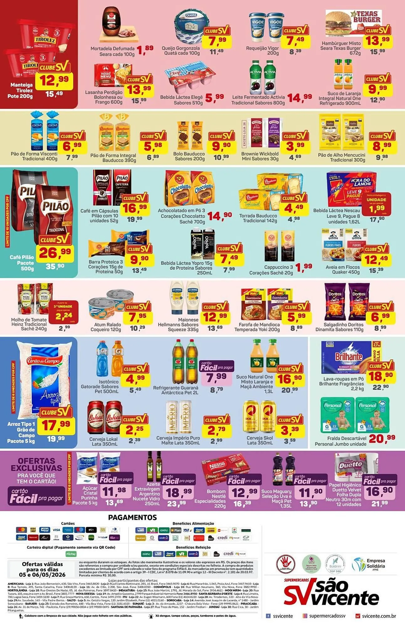 Encarte de Catálogo Supermercados São Vicente 5 de maio até 6 de maio 2026 - Pagina 2