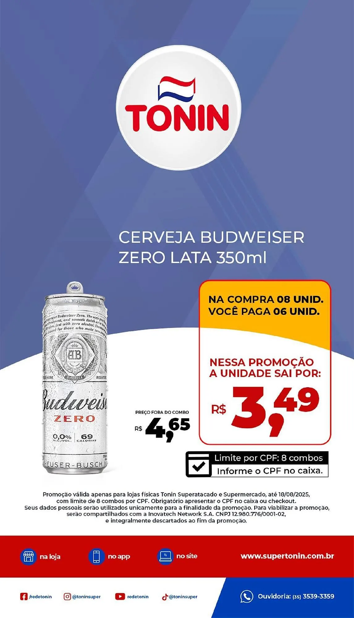 Encarte de Catálogo Tonin Superatacado 5 de agosto até 18 de agosto 2025 - Pagina 1
