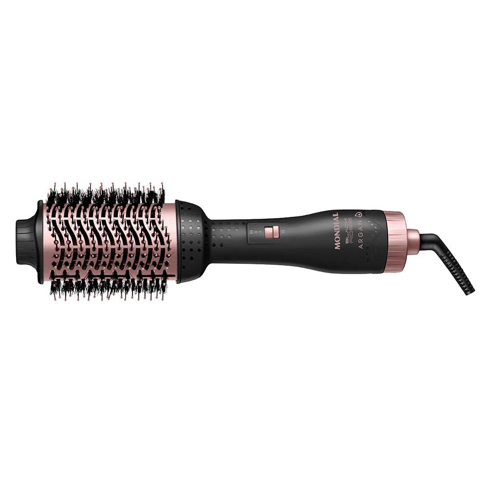 Escova Secadora Argan Preta/Rose Gold 1200w Bivolt 689601 - Mondial