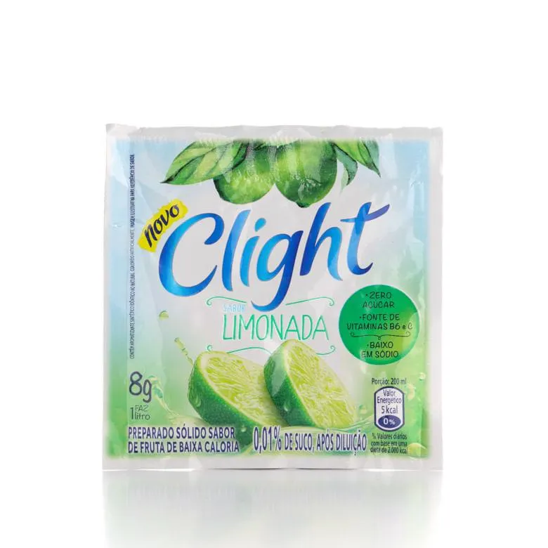 Refresco em Pó Clight Limonada 8g