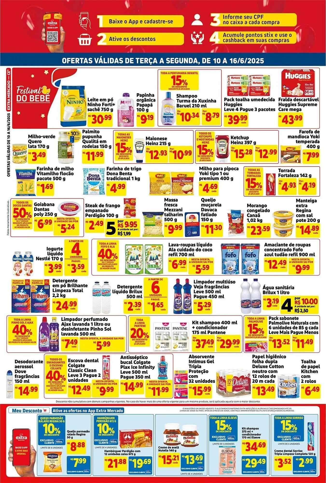 Encarte de Catálogo Mercado Extra 10 de junho até 16 de junho 2025 - Pagina 2