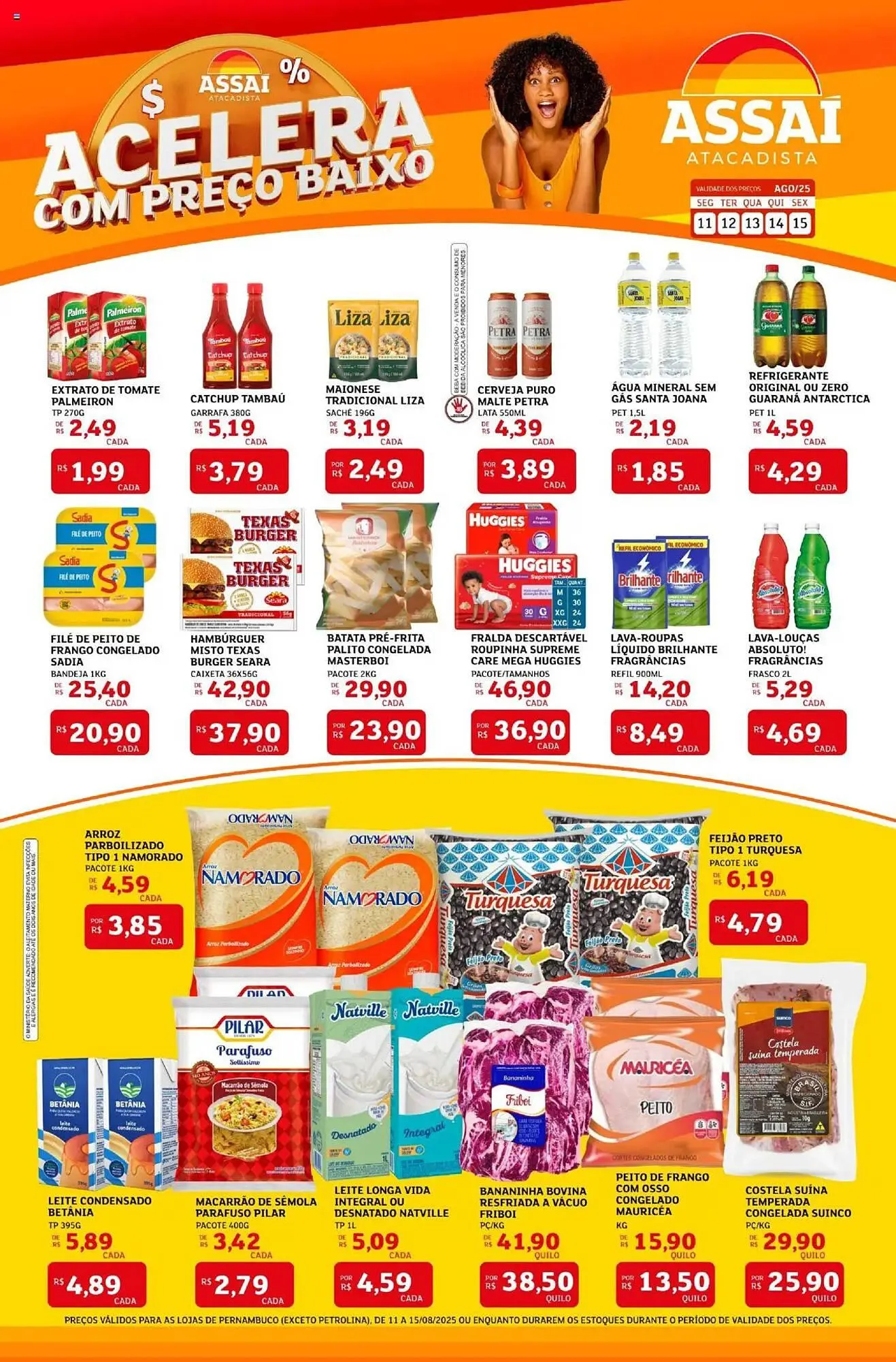 Encarte de Catálogo Assaí Atacadista 11 de agosto até 15 de agosto 2025 - Pagina 1