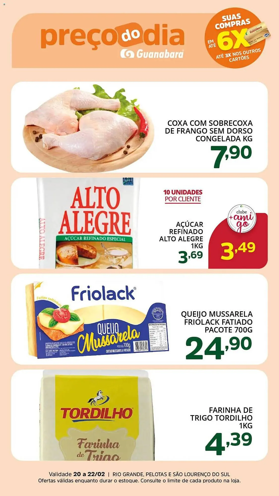 Encarte de Encarte Supermercados Guanabara 20 de fevereiro até 22 de fevereiro 2026 - Pagina 1