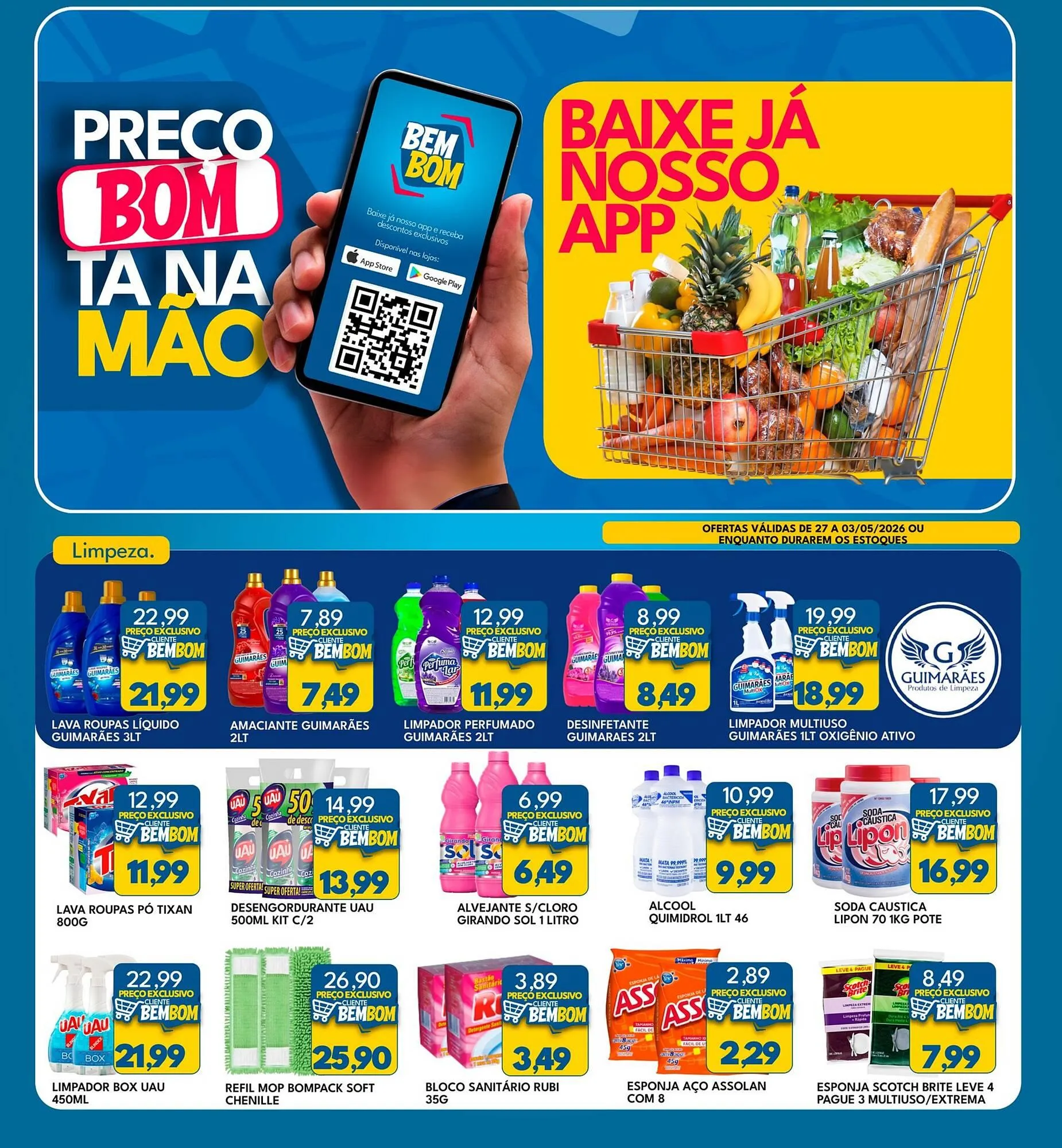 Encarte de Catálogo Rancho Bom Supermercados 27 de abril até 3 de maio 2026 - Pagina 3
