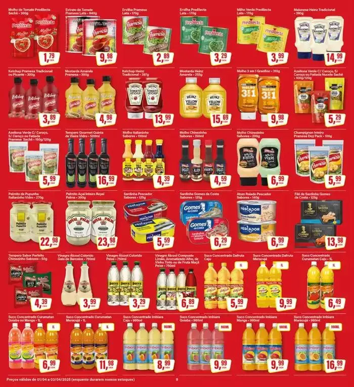 Encarte de Ofertas especiais atraentes para todos 1 de abril até 3 de abril 2025 - Pagina 9