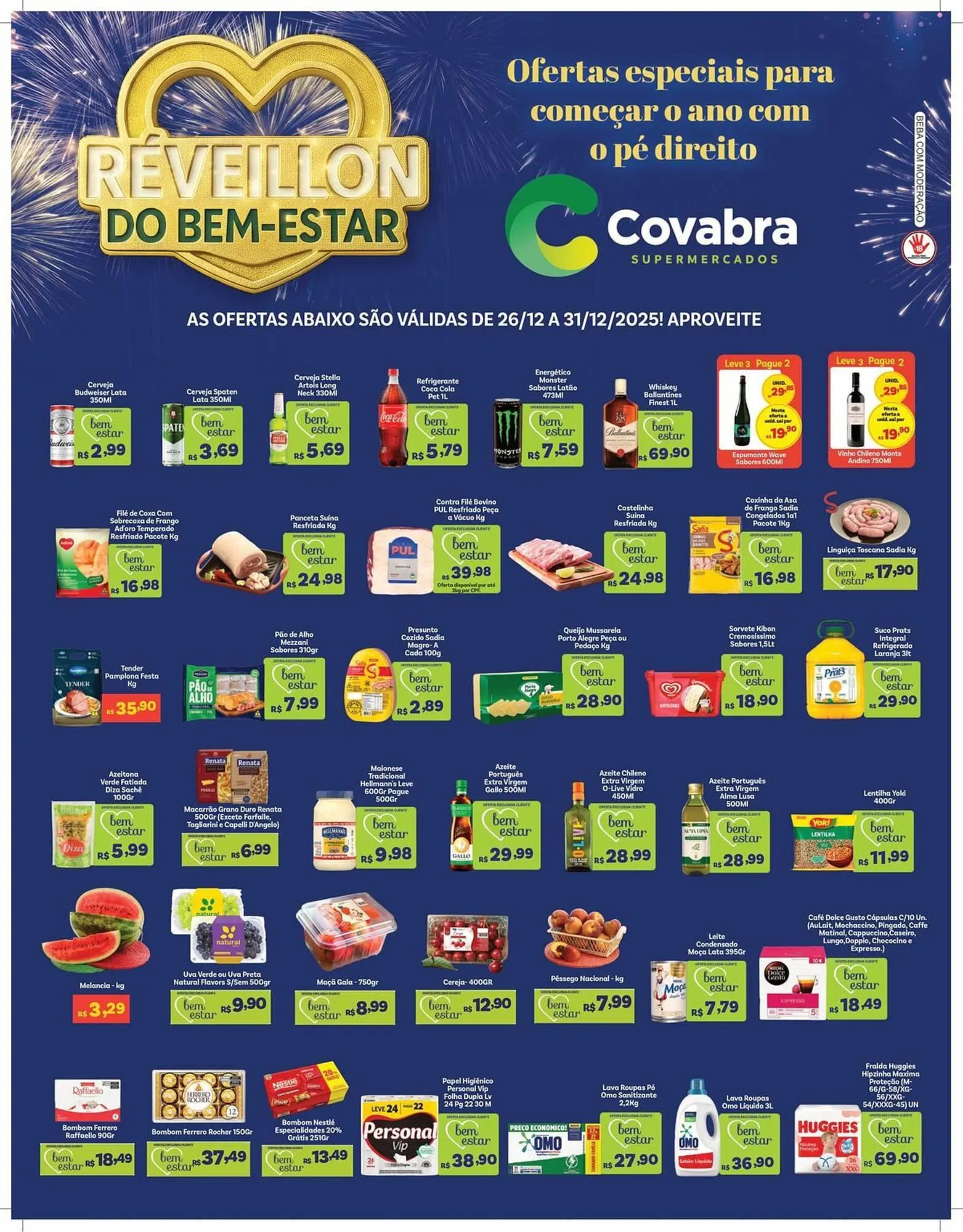 Encarte de Catálogo Covabra Supermercados 29 de dezembro até 31 de dezembro 2025 - Pagina 1