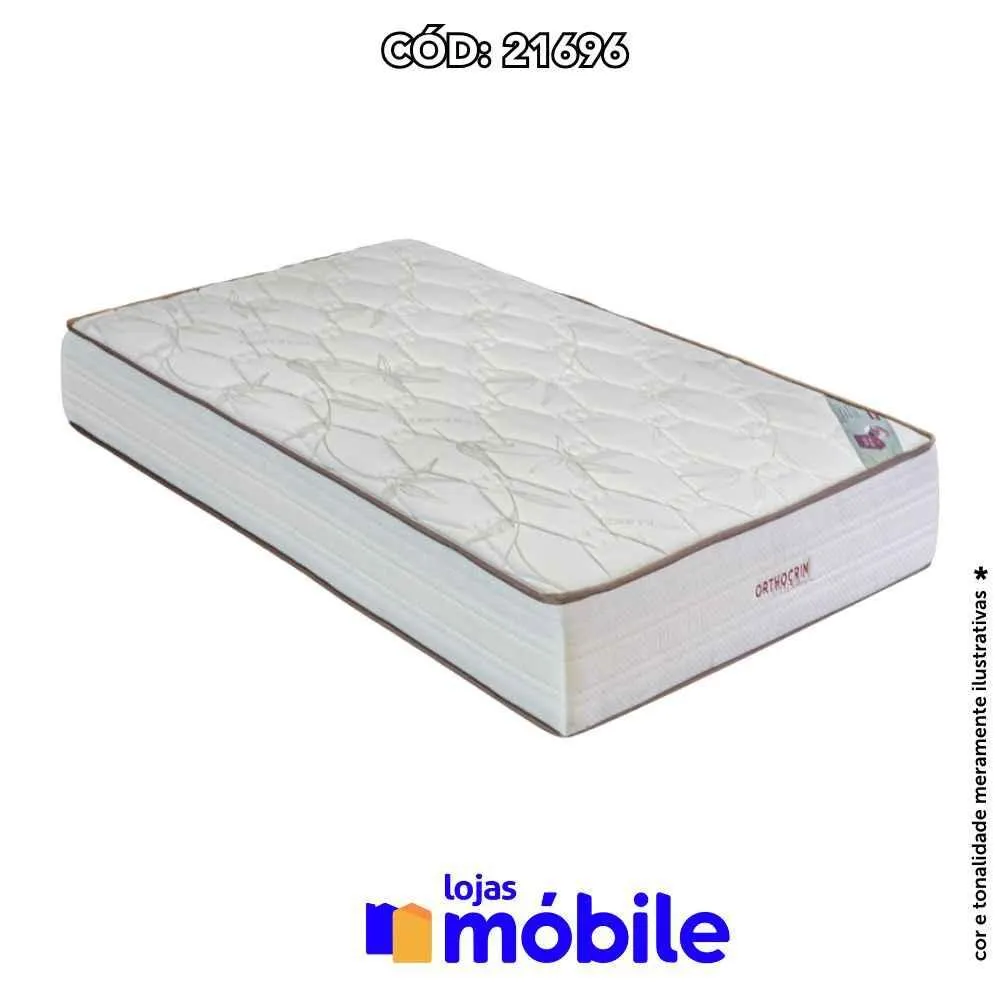Colchão Perola Solteiro 88x188x26 Orthocrin (21696)