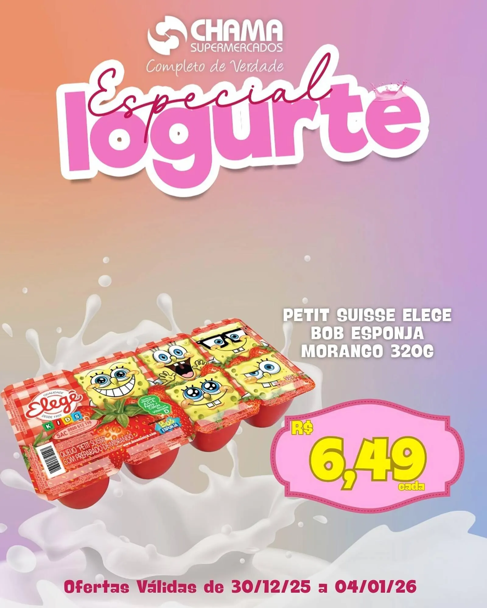 Encarte de Catálogo Chama Supermercados 30 de dezembro até 4 de janeiro 2026 - Pagina 3