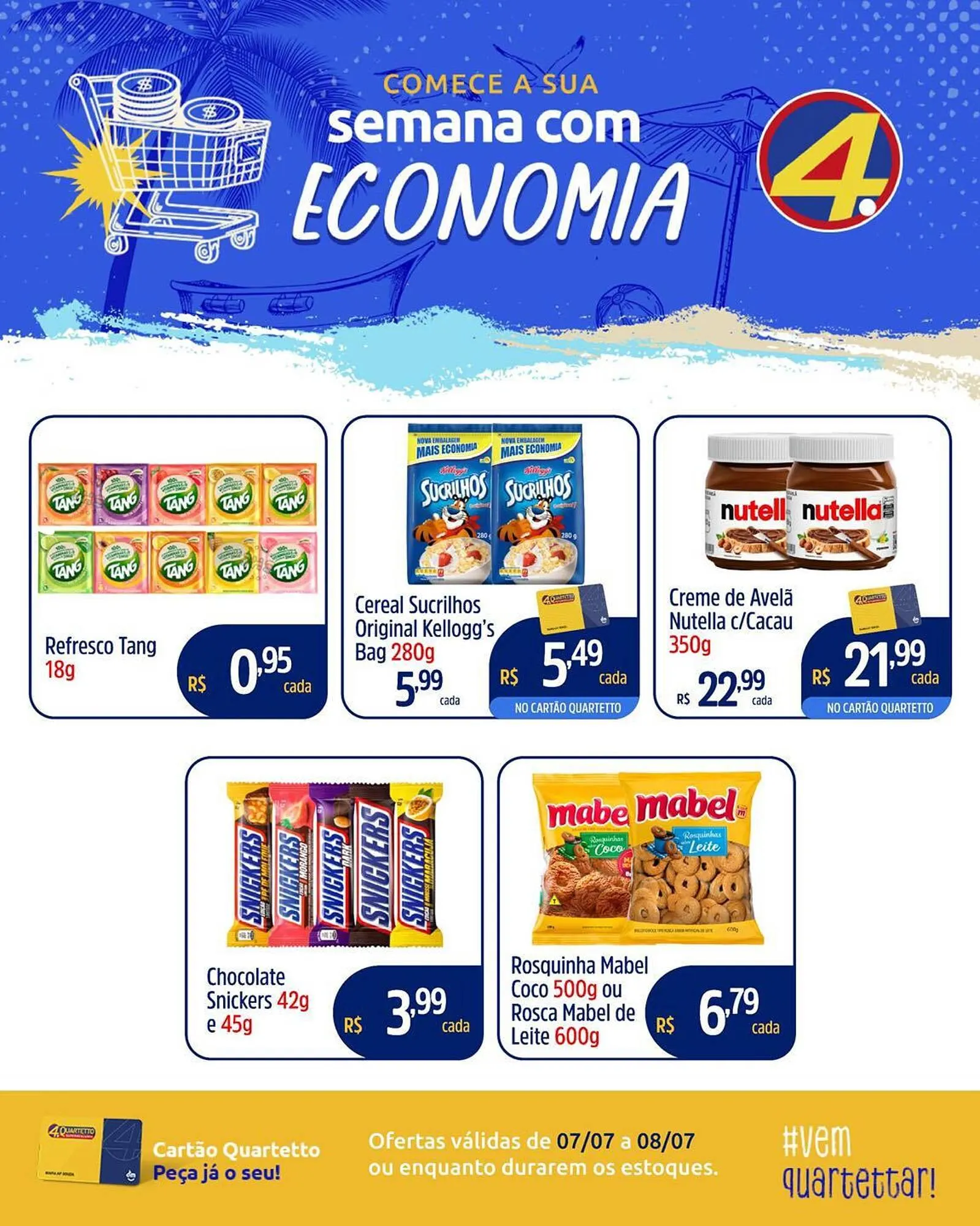 Encarte de Catálogo Quartetto Supermercados 7 de julho até 8 de julho 2025 - Pagina 2