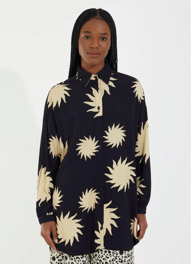 Camisa estampada sóis