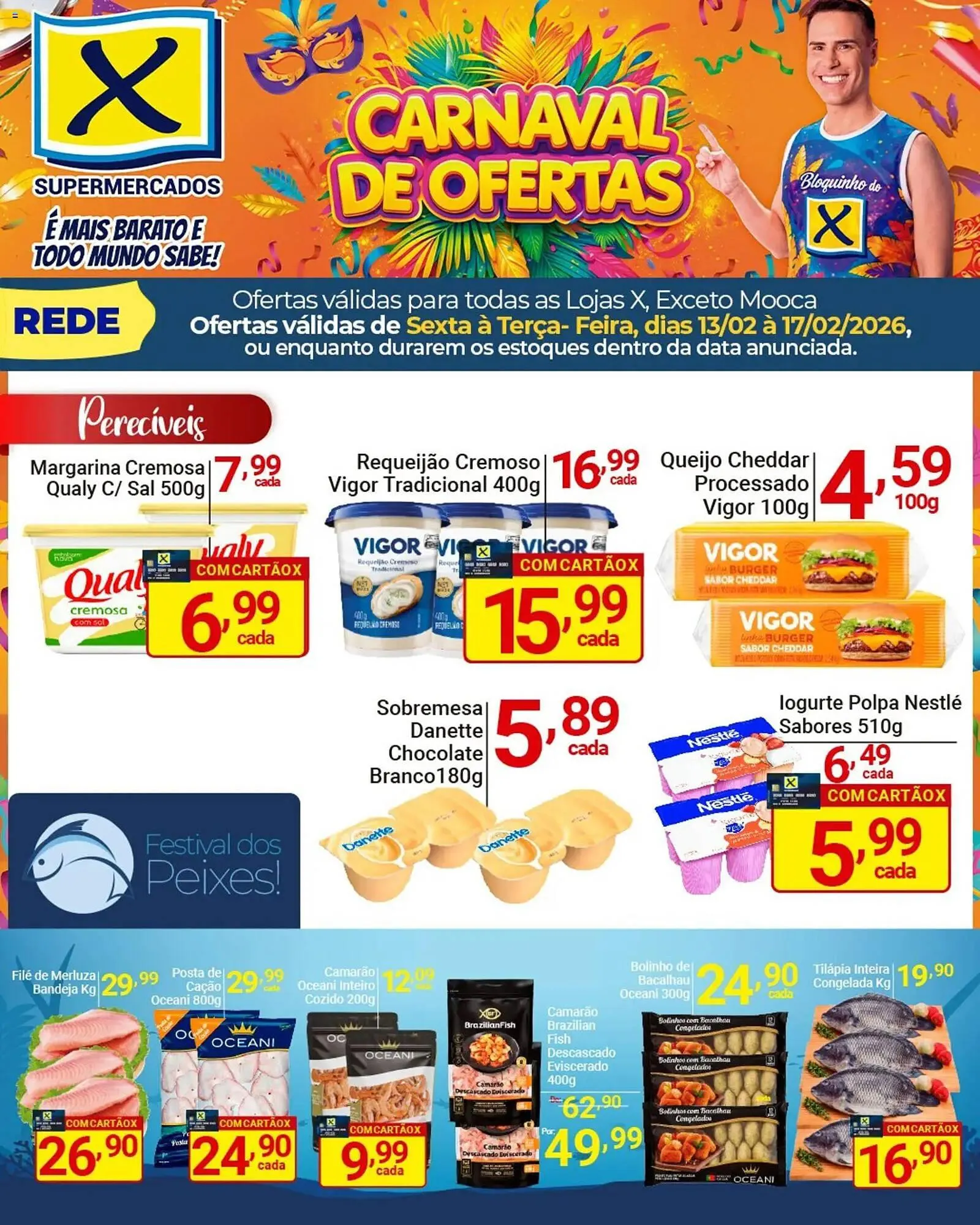 Encarte de Folheto X Supermercados 13 de fevereiro até 18 de fevereiro 2026 - Pagina 4