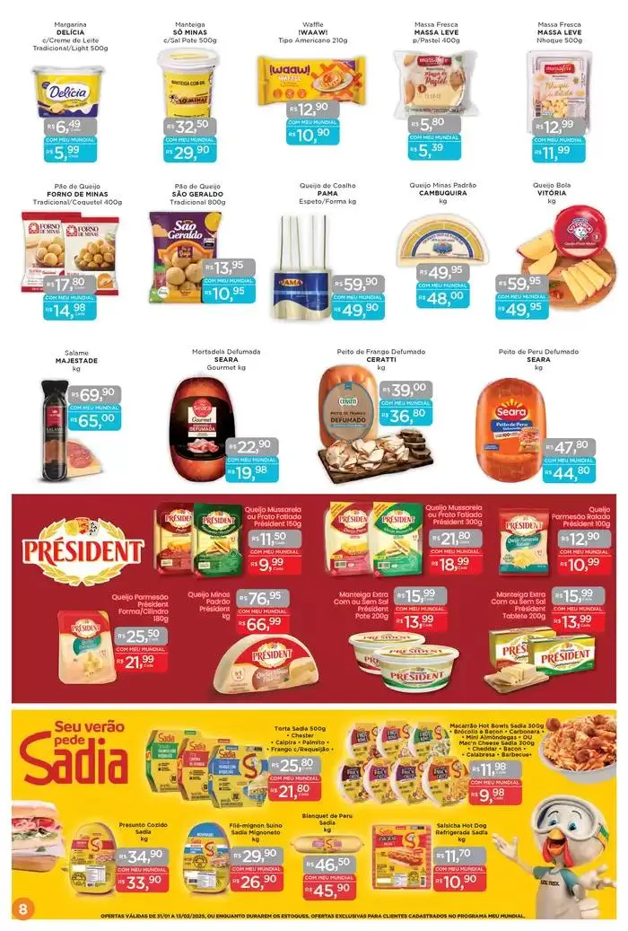 Encarte de Ofertas Supermercados Mundial 31 de janeiro até 13 de fevereiro 2025 - Pagina 8